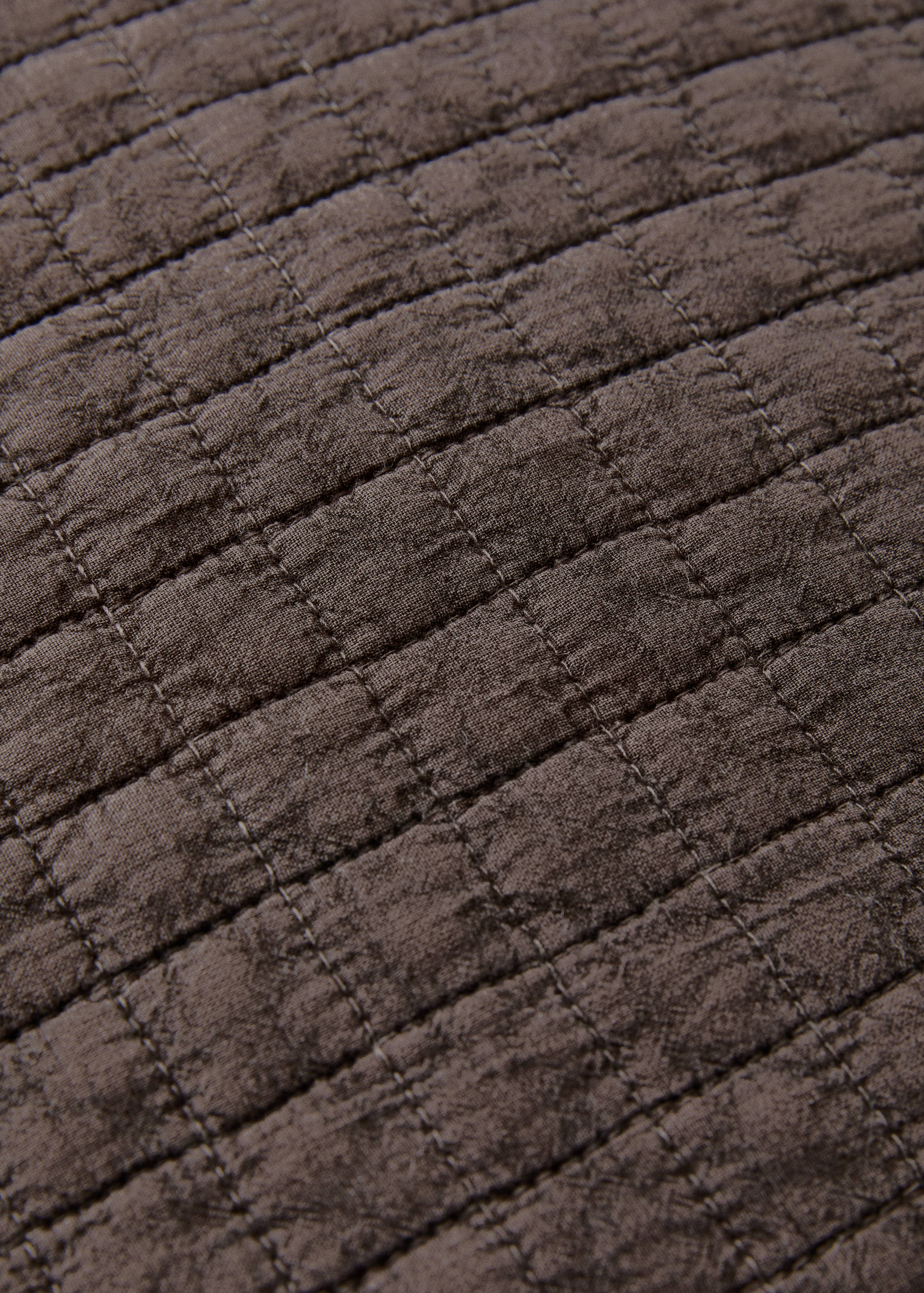 Garment-dyed cotton bed cushion cover 50x50 cm - Details of the article 3