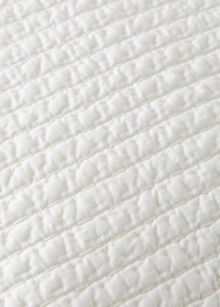 Satin cushion cover — Ecru