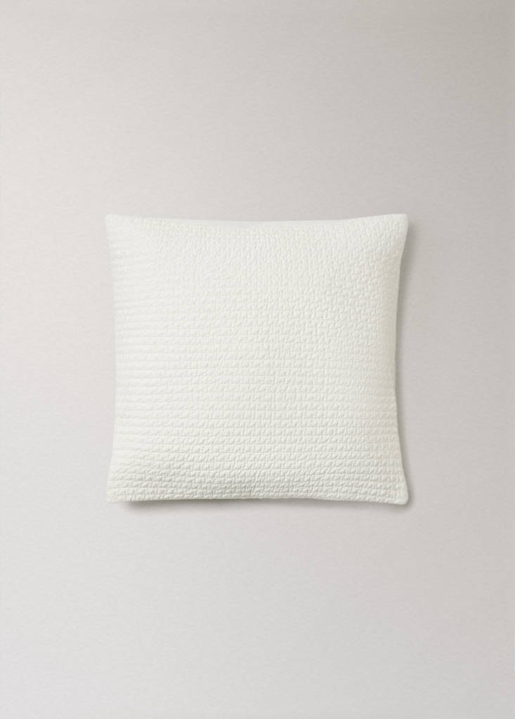 Satin cushion cover — Ecru