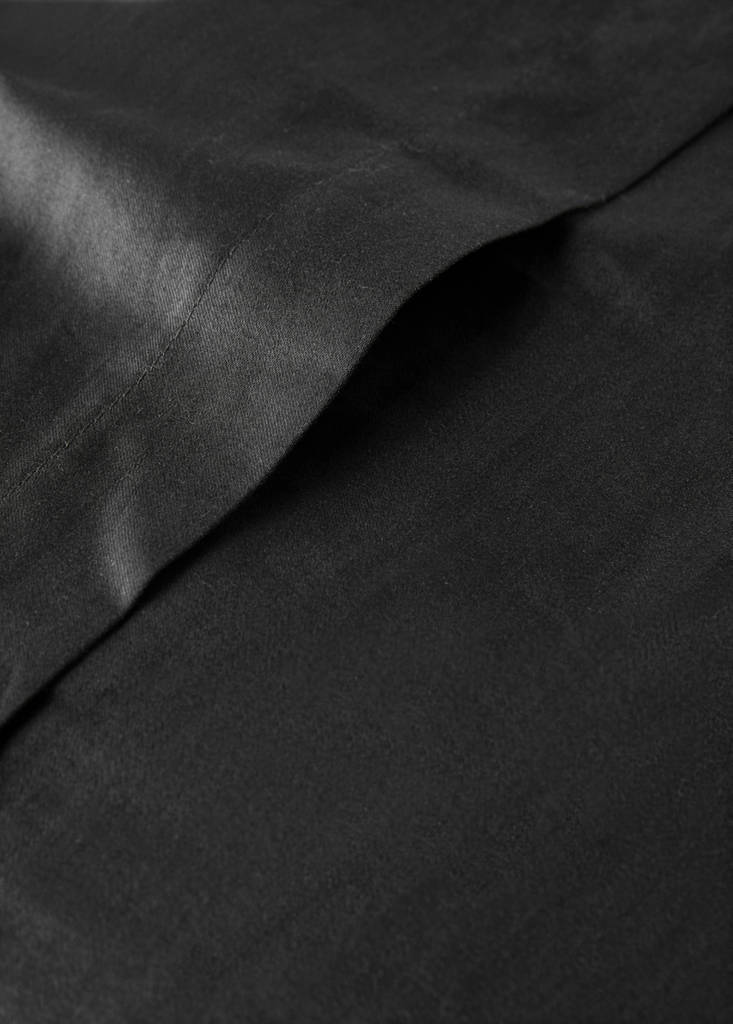 Satin cushion cover — Grey