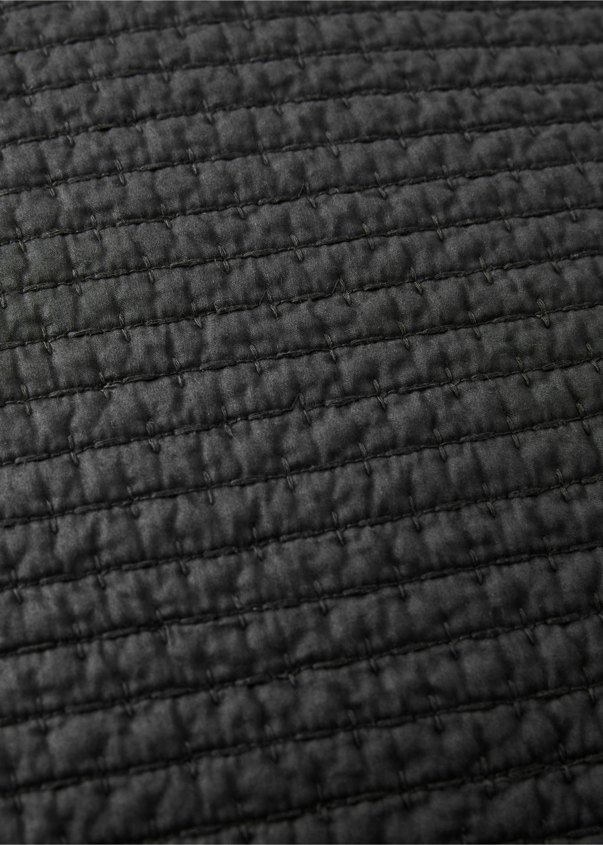 Satin cushion cover - Details of the article 4, Grey. Ref: 17053809-00.