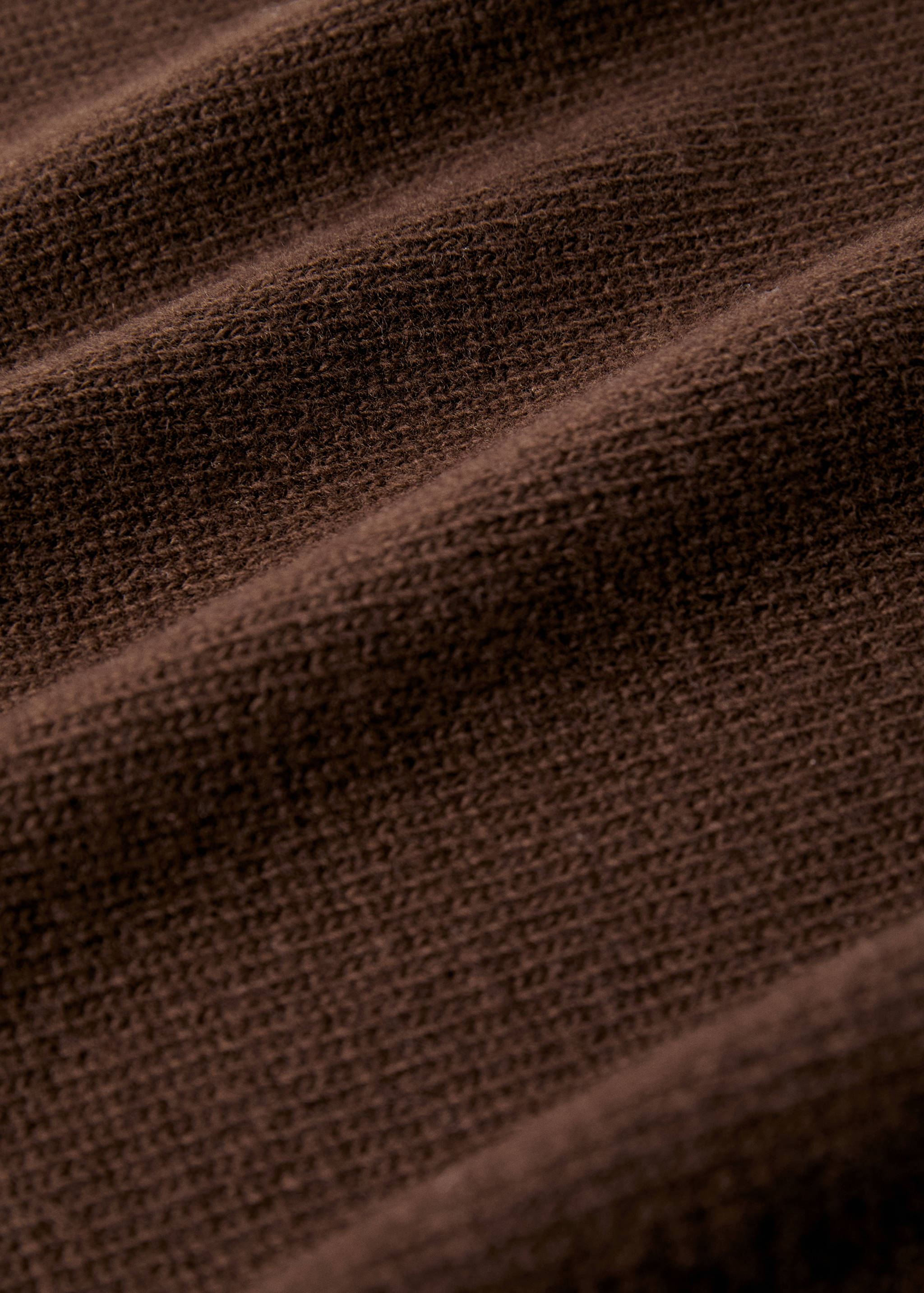 Gestreifte Kinderdecke aus Wolle mit Lochmuster - Detail des Artikels 2