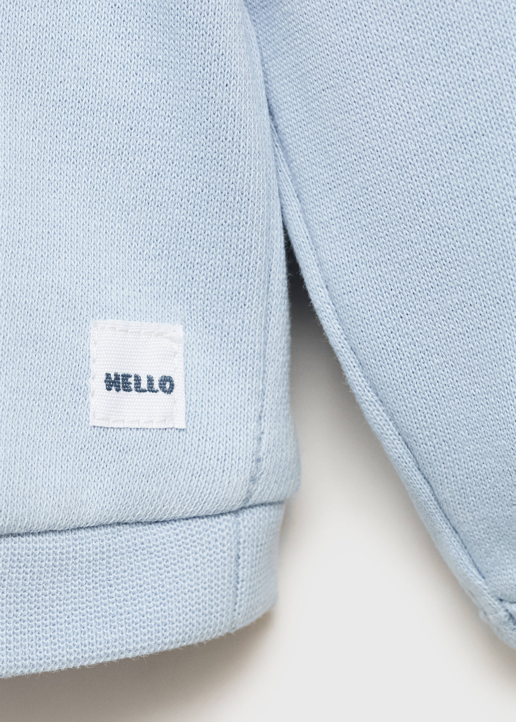 Buttoned cotton sweatshirt - Details of the article 8