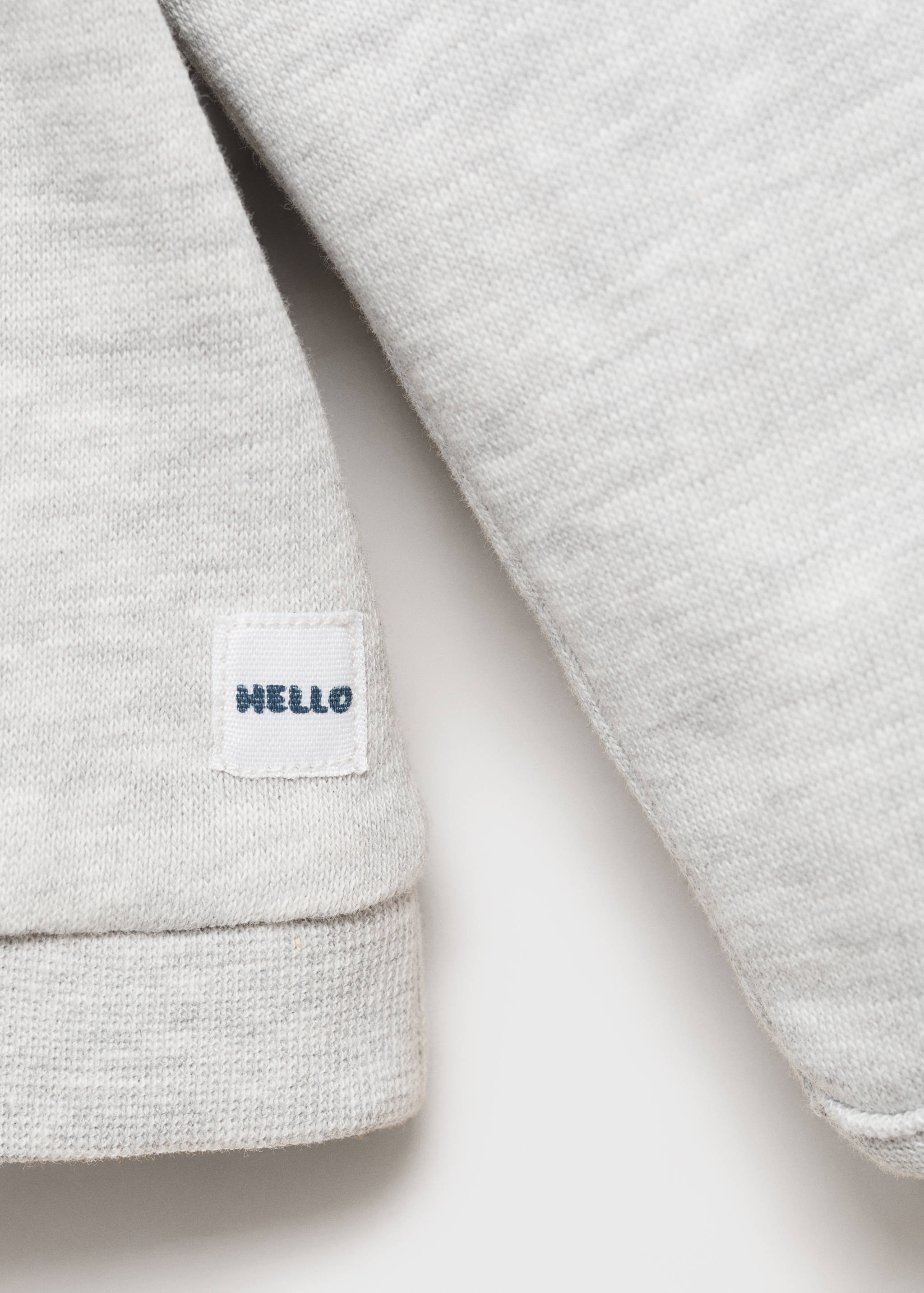 Buttoned cotton sweatshirt - Details of the article 8
