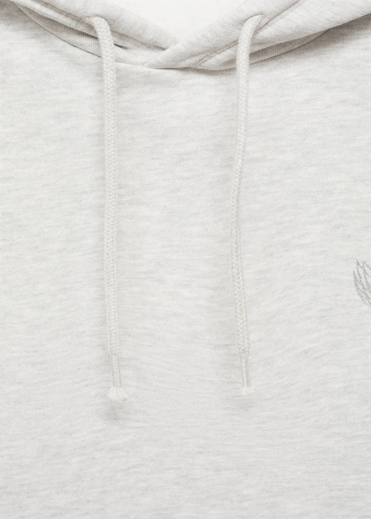 Metallic print sweatshirt — Light Heather Grey