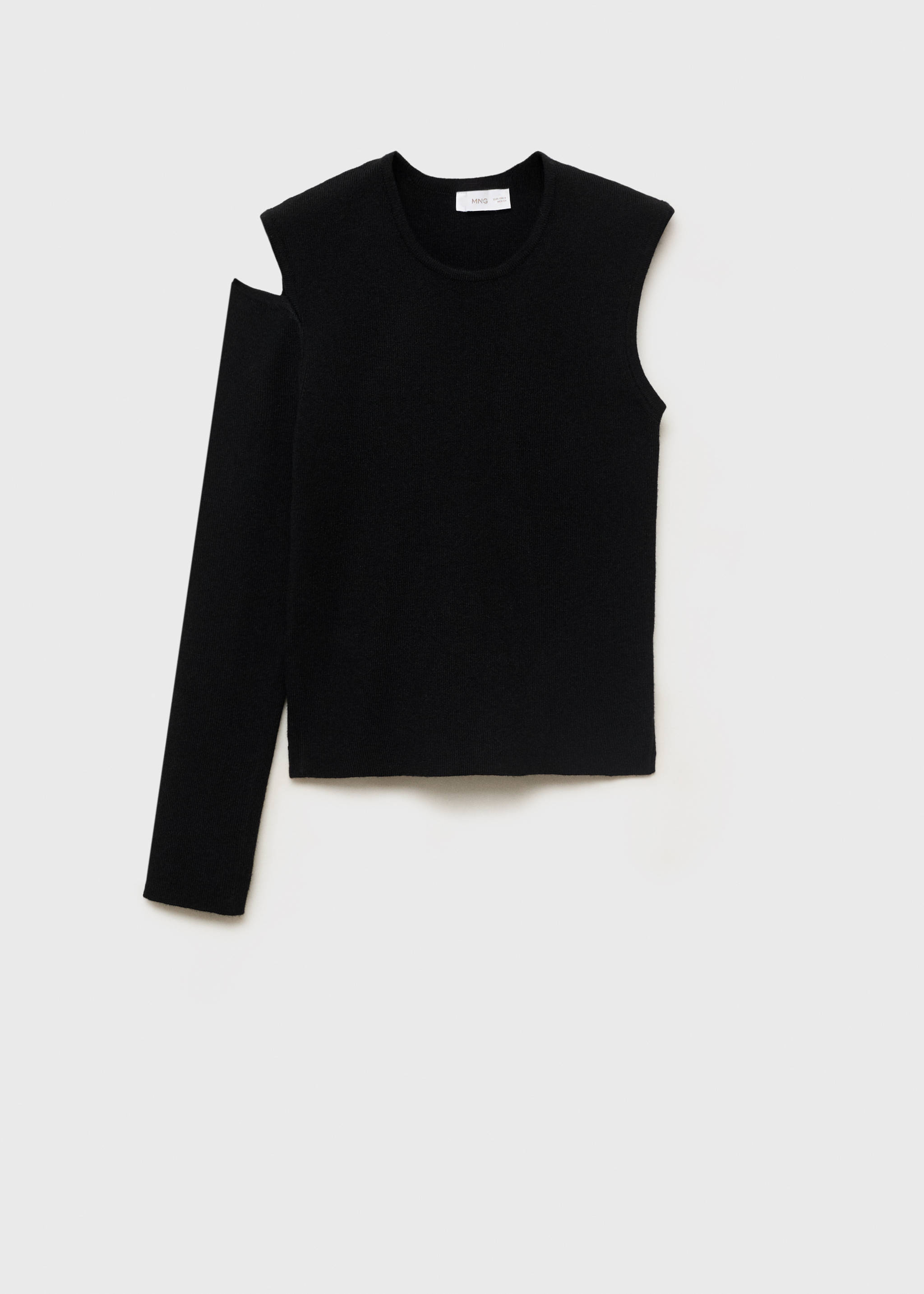 Asymetryczna koszulka z wycięciem - Artykuł bez modela/modelki