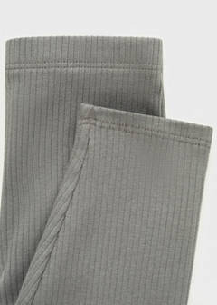 Ribbed leggings — Charcoal 2