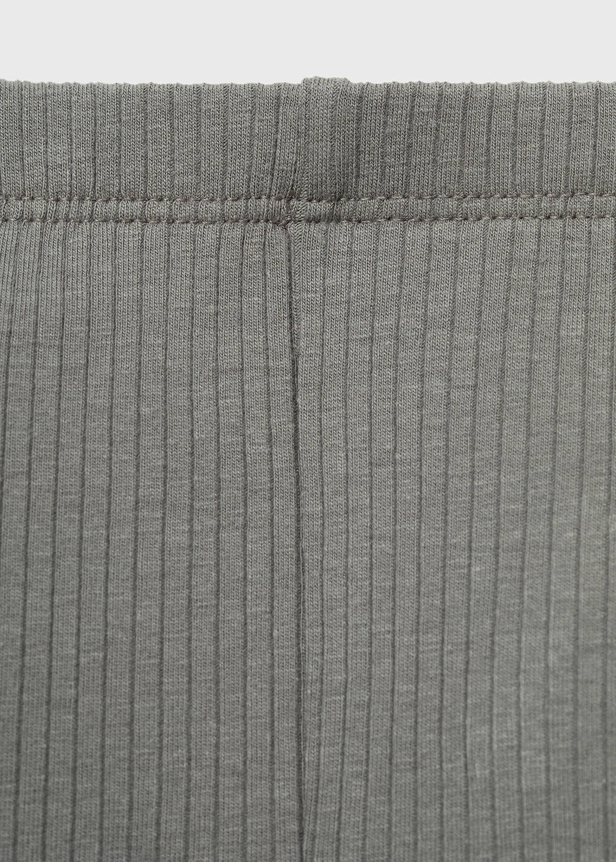 Ribbed leggings — Charcoal