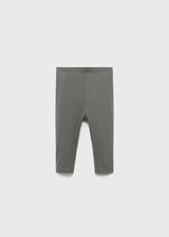 Ribbed leggings — Charcoal 1