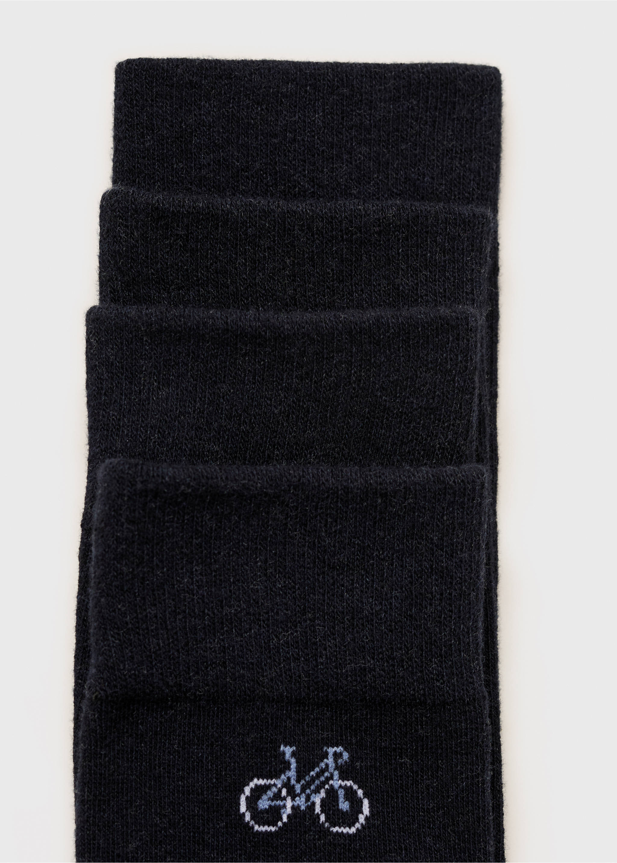Pack 2 calcetines estampados - Detalle del artículo 8, Azul marino. Ref: 17054089-00.