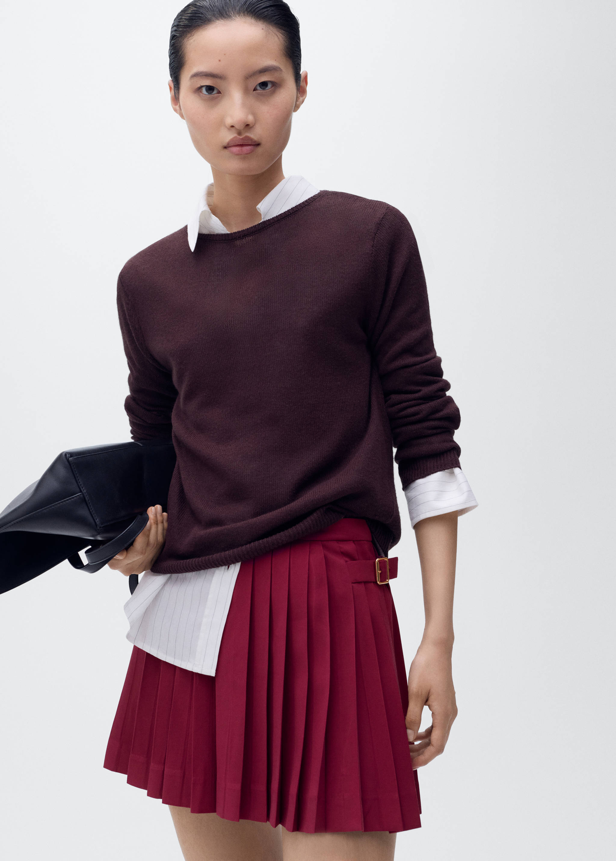 Fustă plisată cu catarame - Detaliu al articolului 1