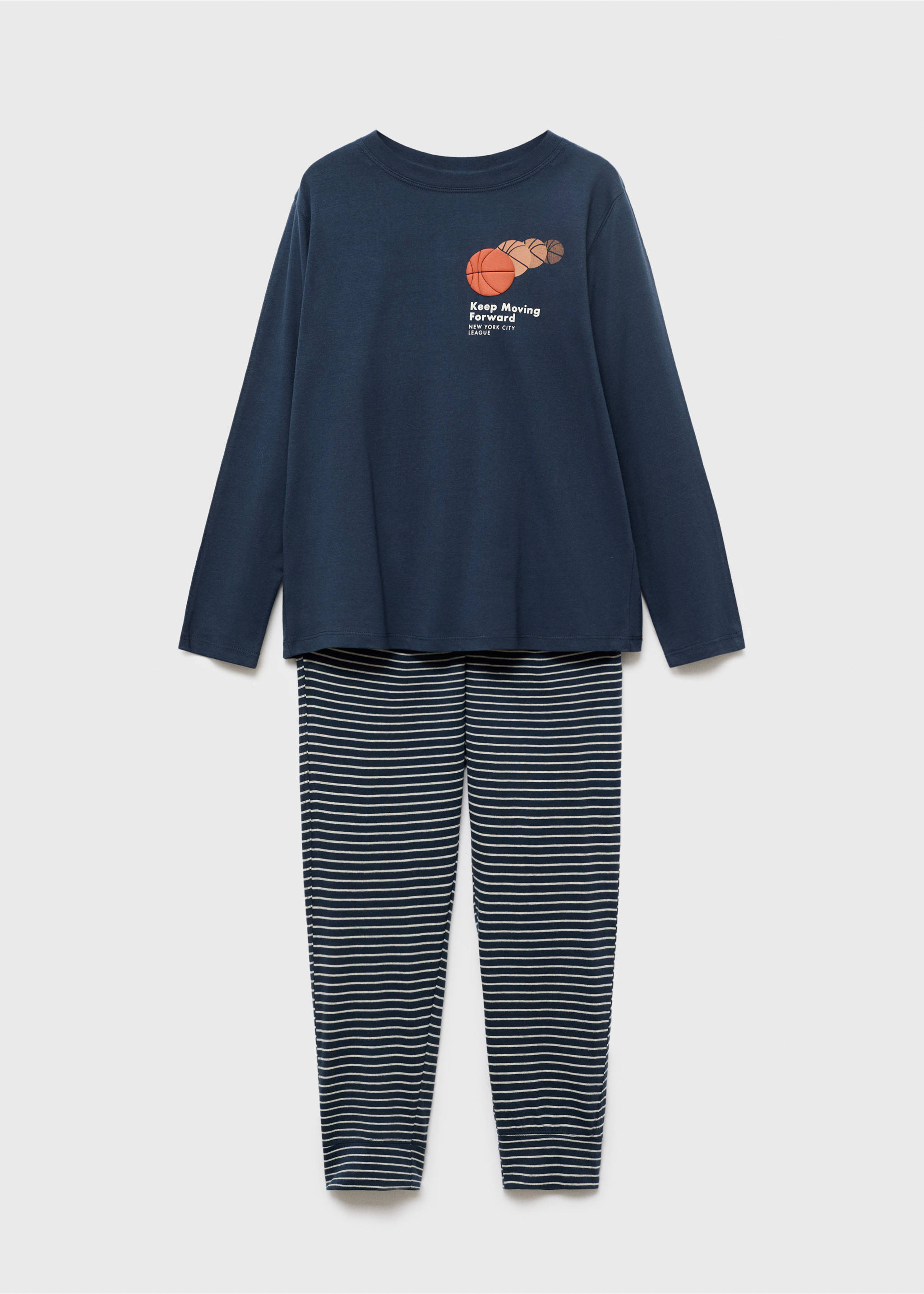 Pijama largo rayas - Artículo sin modelo, Azul marino. Ref: 17054093-00.