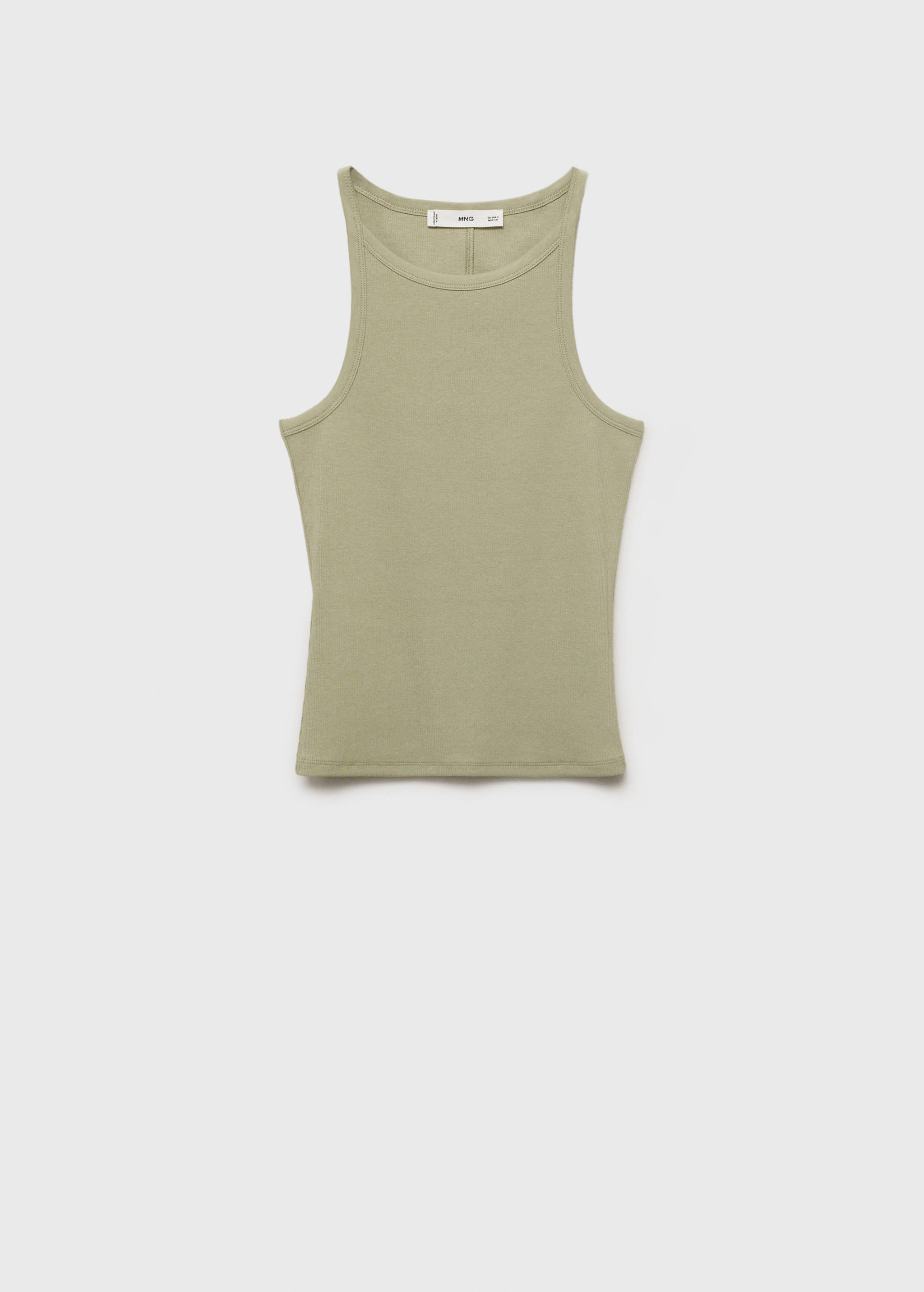 Top coste cotone - Articolo senza modello