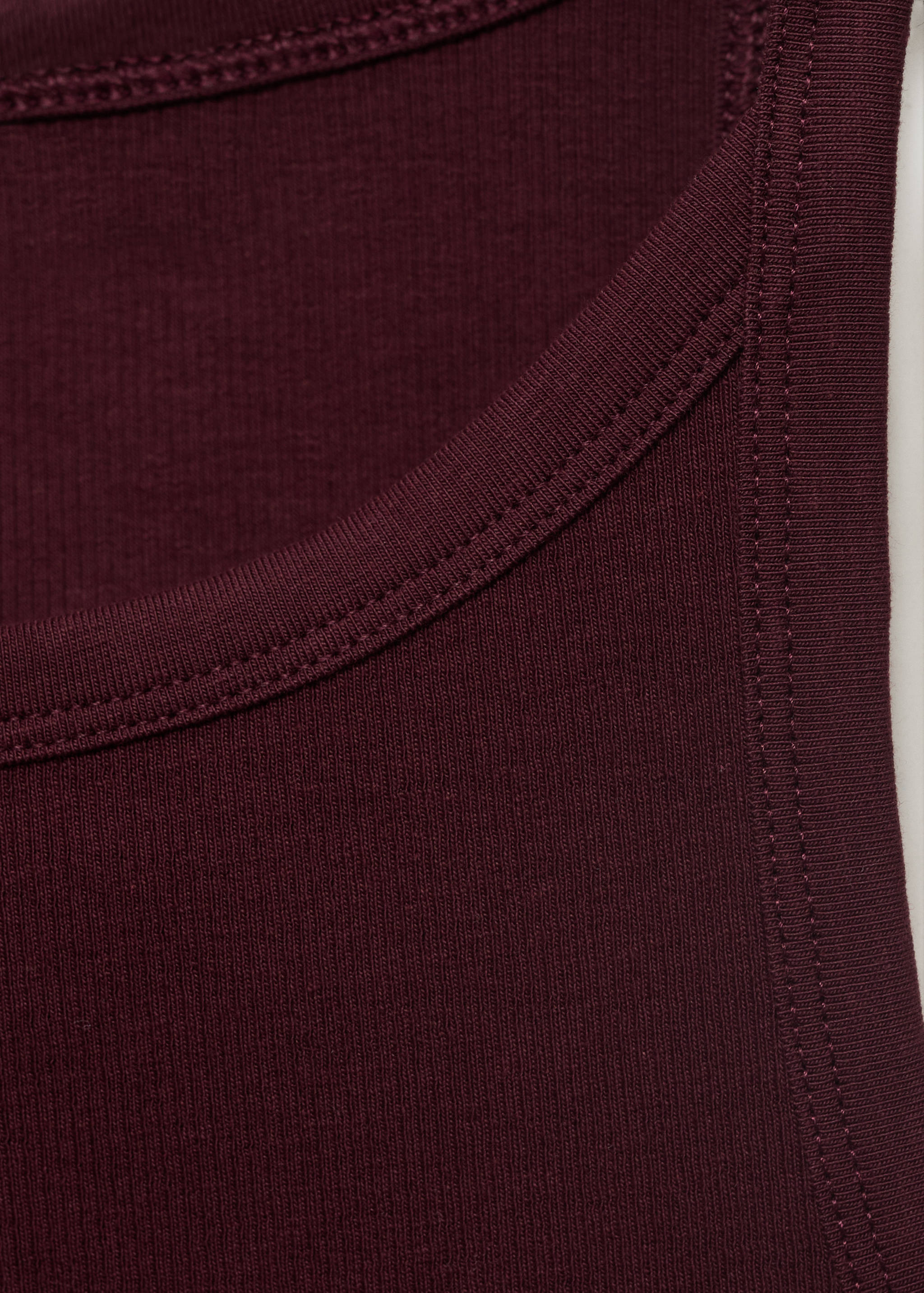 Ribbed cotton-blend top - Details of the article 8