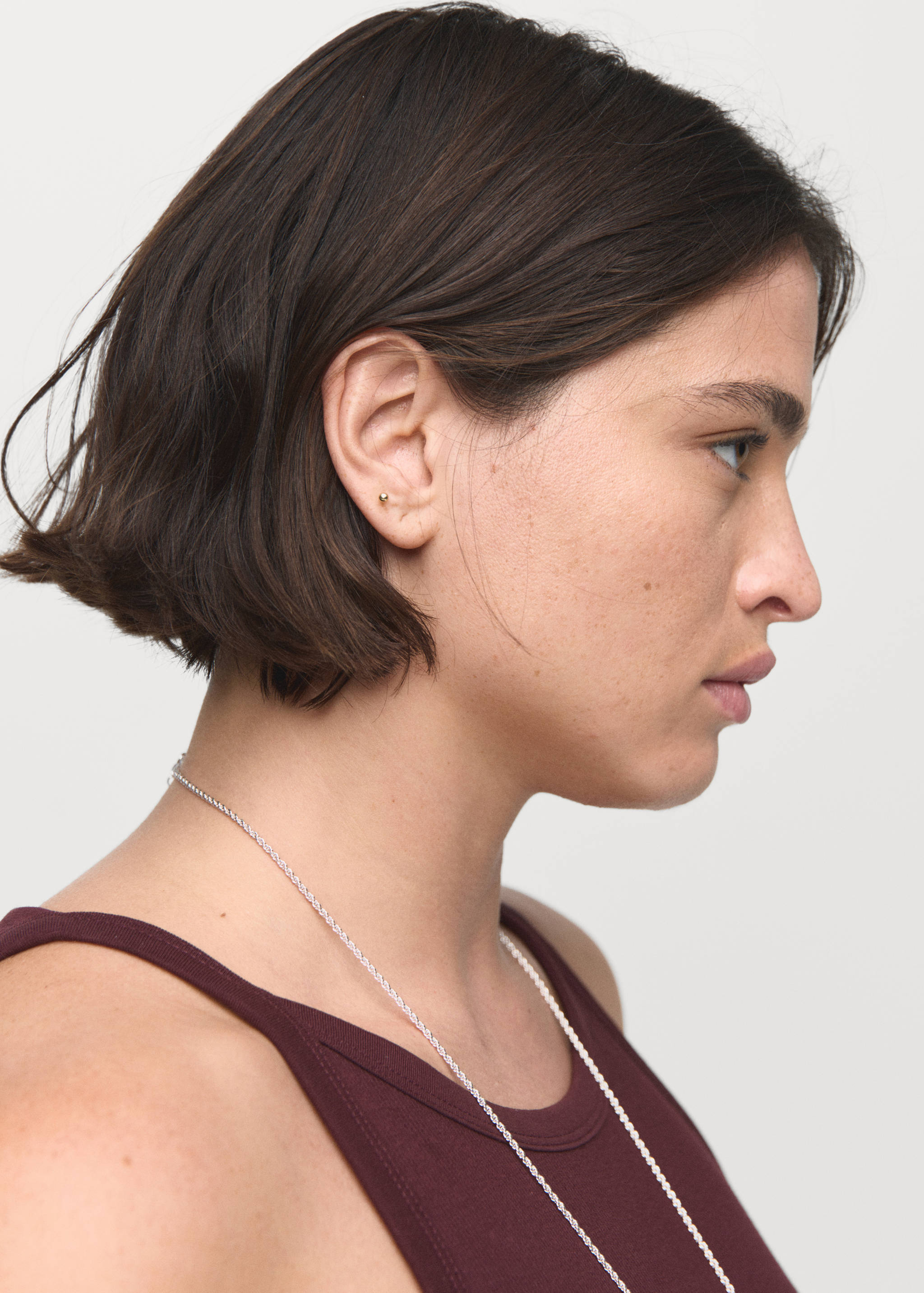 Ribbed cotton-blend top - Details of the article 4