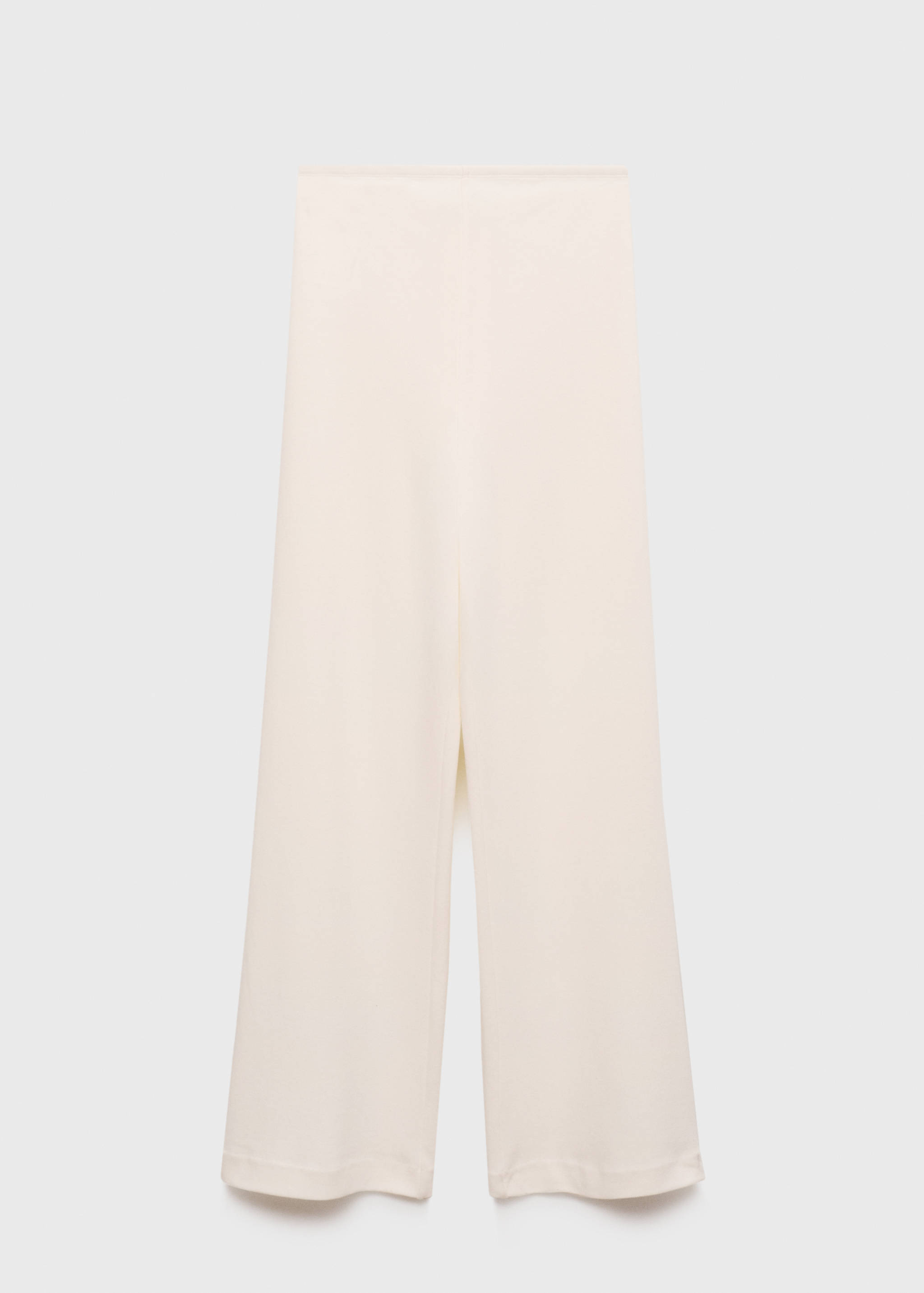 Straight cotton maternity pants - Article without model