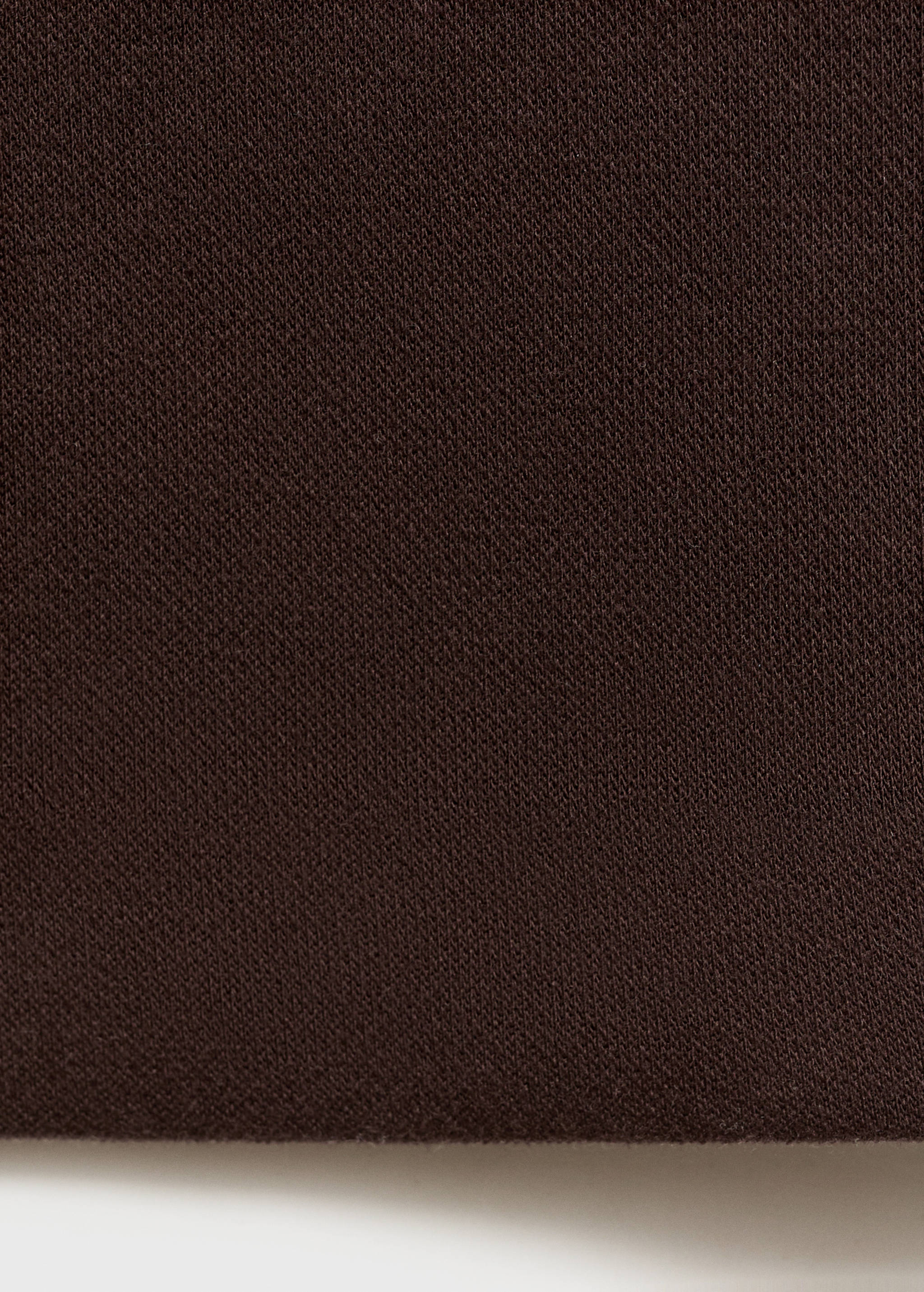 Straight cotton maternity pants - Details of the article 8