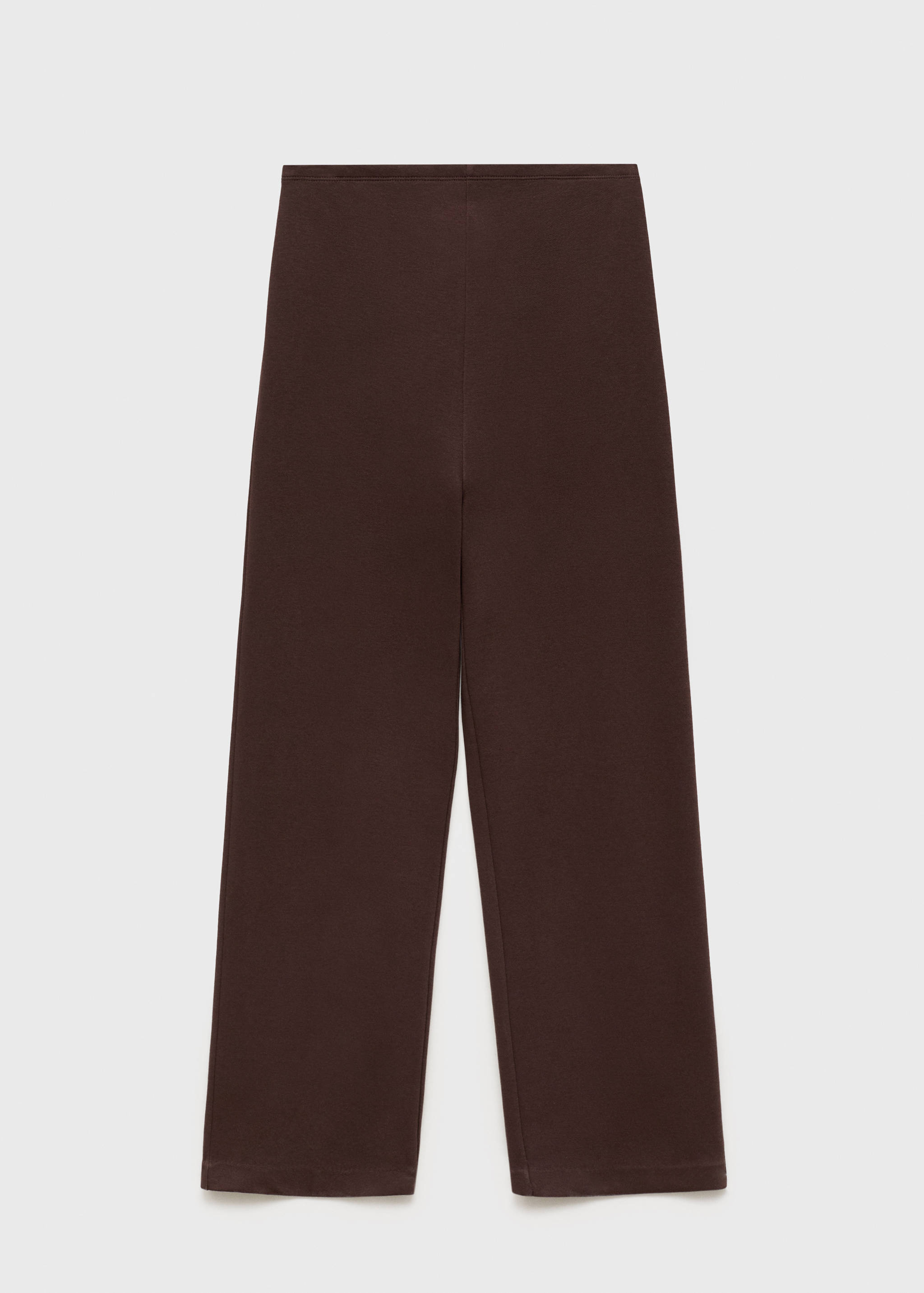 Straight cotton maternity pants - Article without model