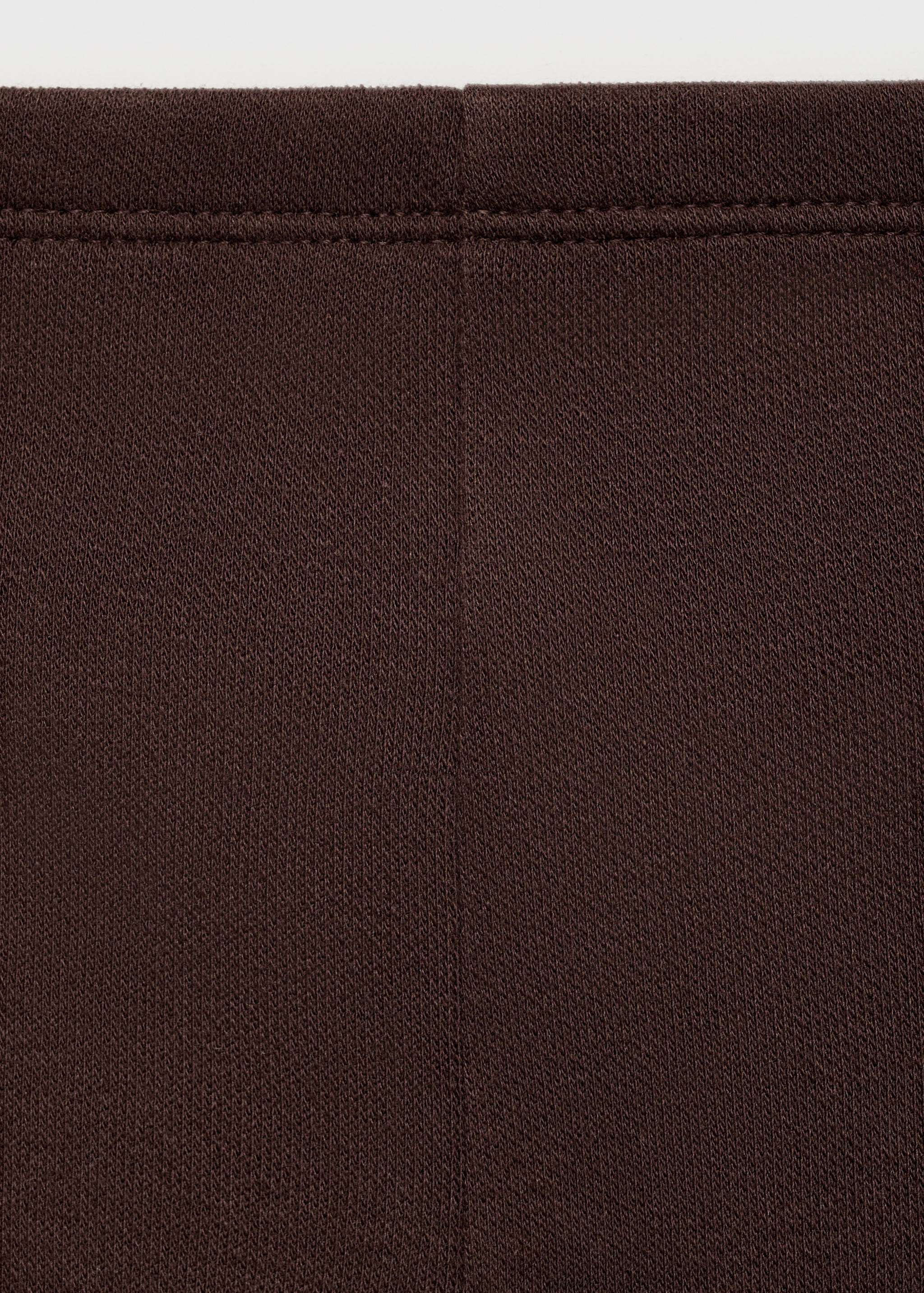 Straight cotton maternity pants - Details of the article 0