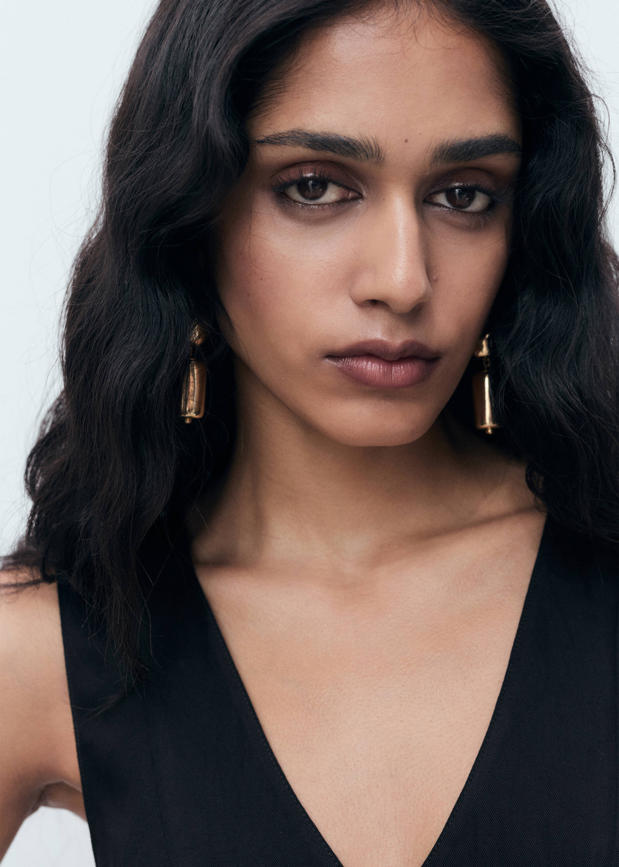 Lyocell peplum top - Details of the article 2