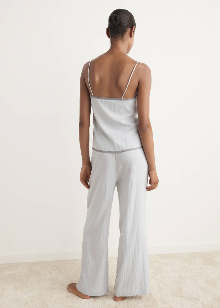 Pyjama trousers — Light/Pastel Grey