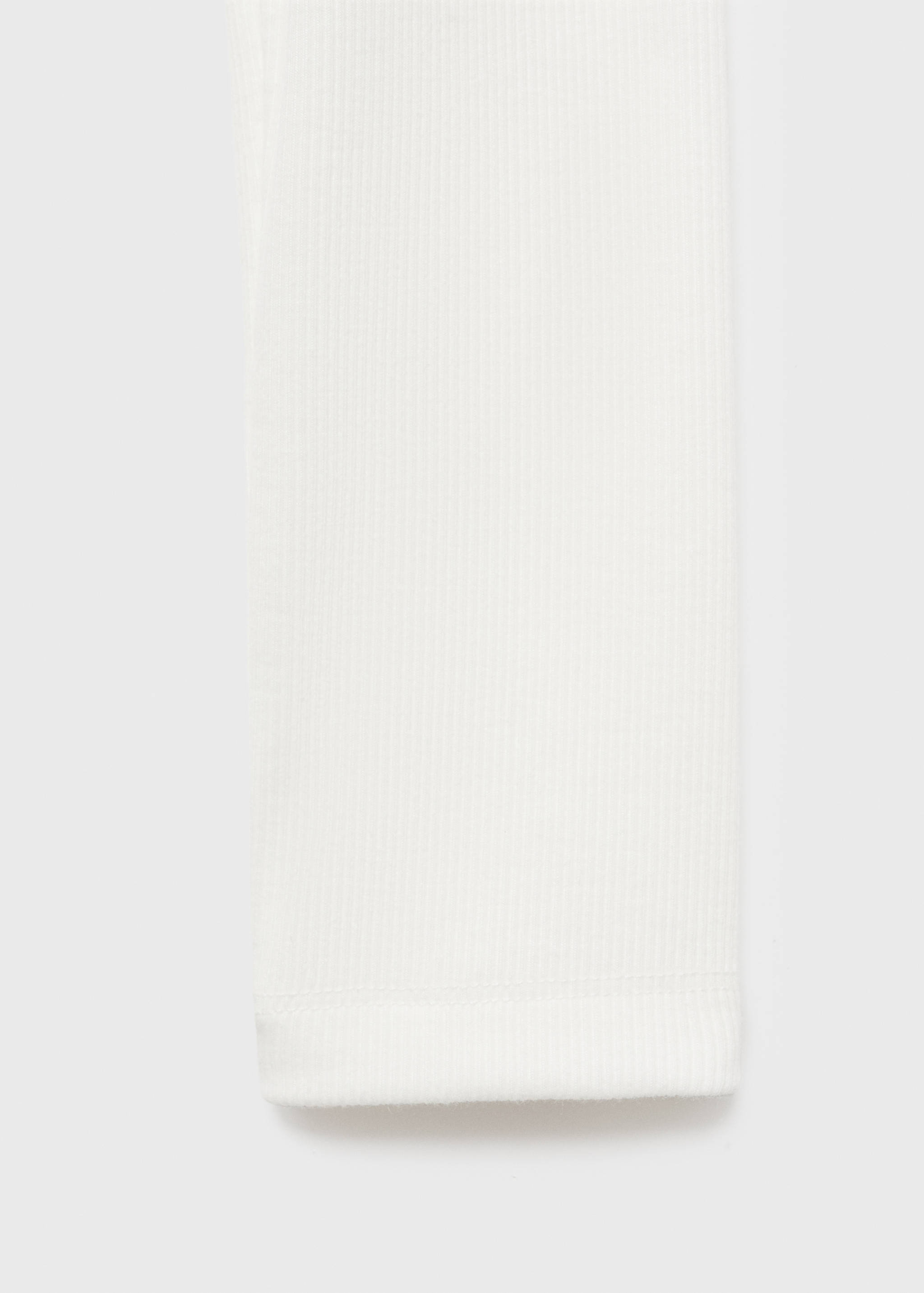 Rib-knit round-neck t-shirt - Details of the article 0