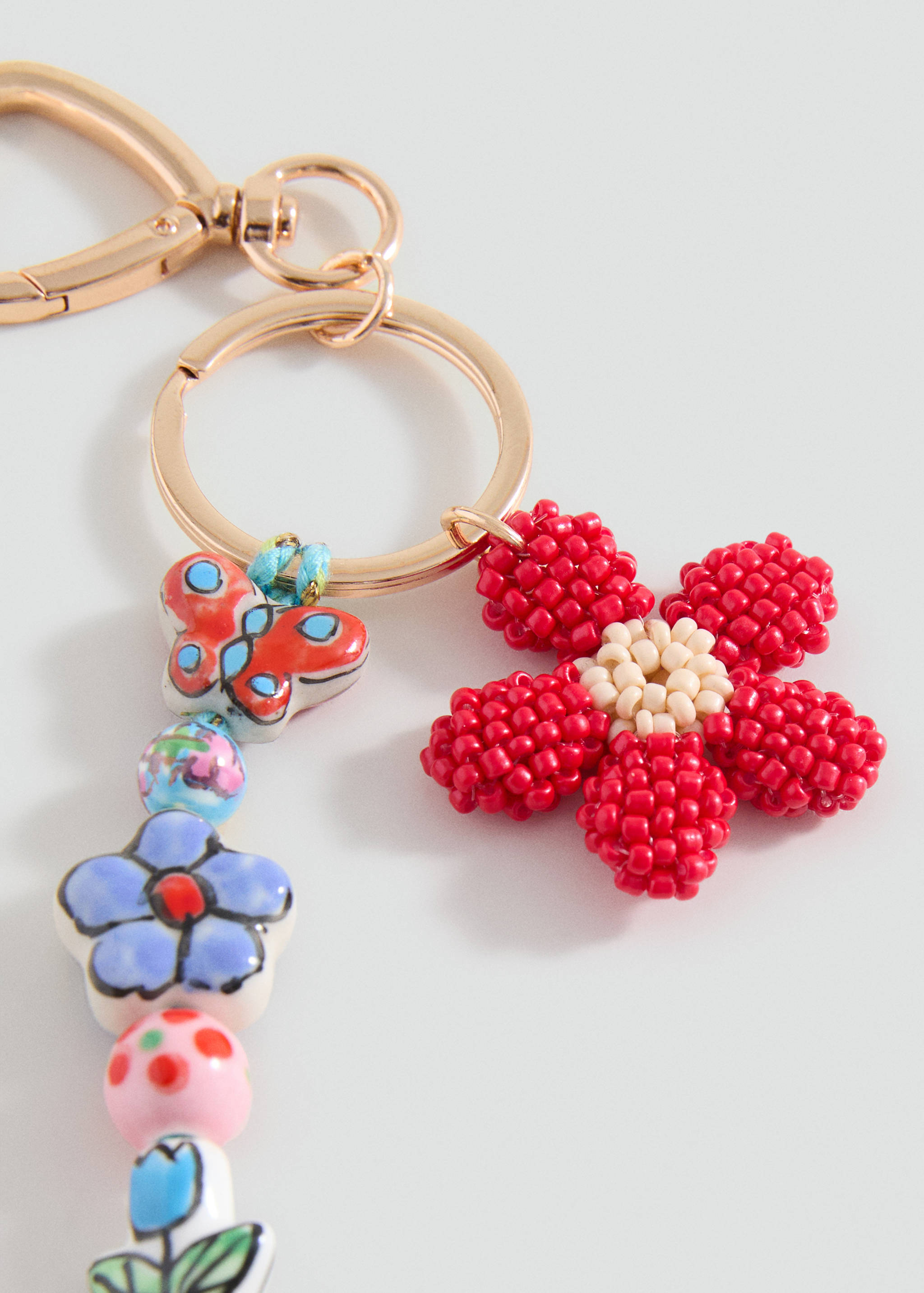 Flower keychain - Details of the article 1