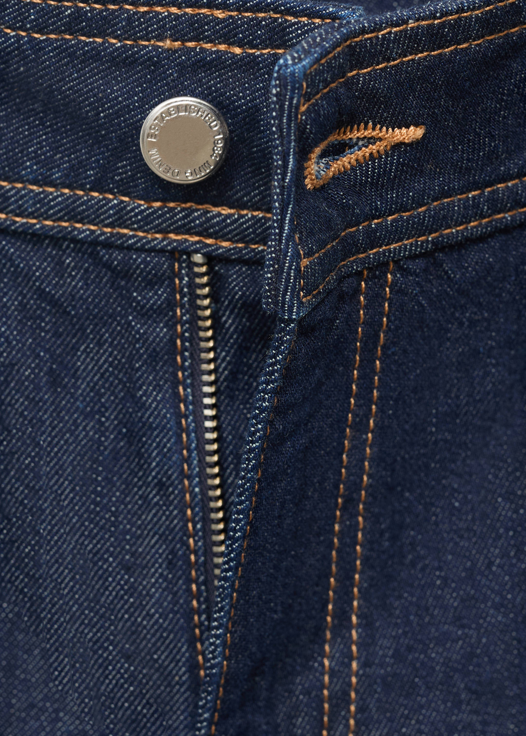 Calças de ganga wide leg com bolsos - Pormenor do artigo 8