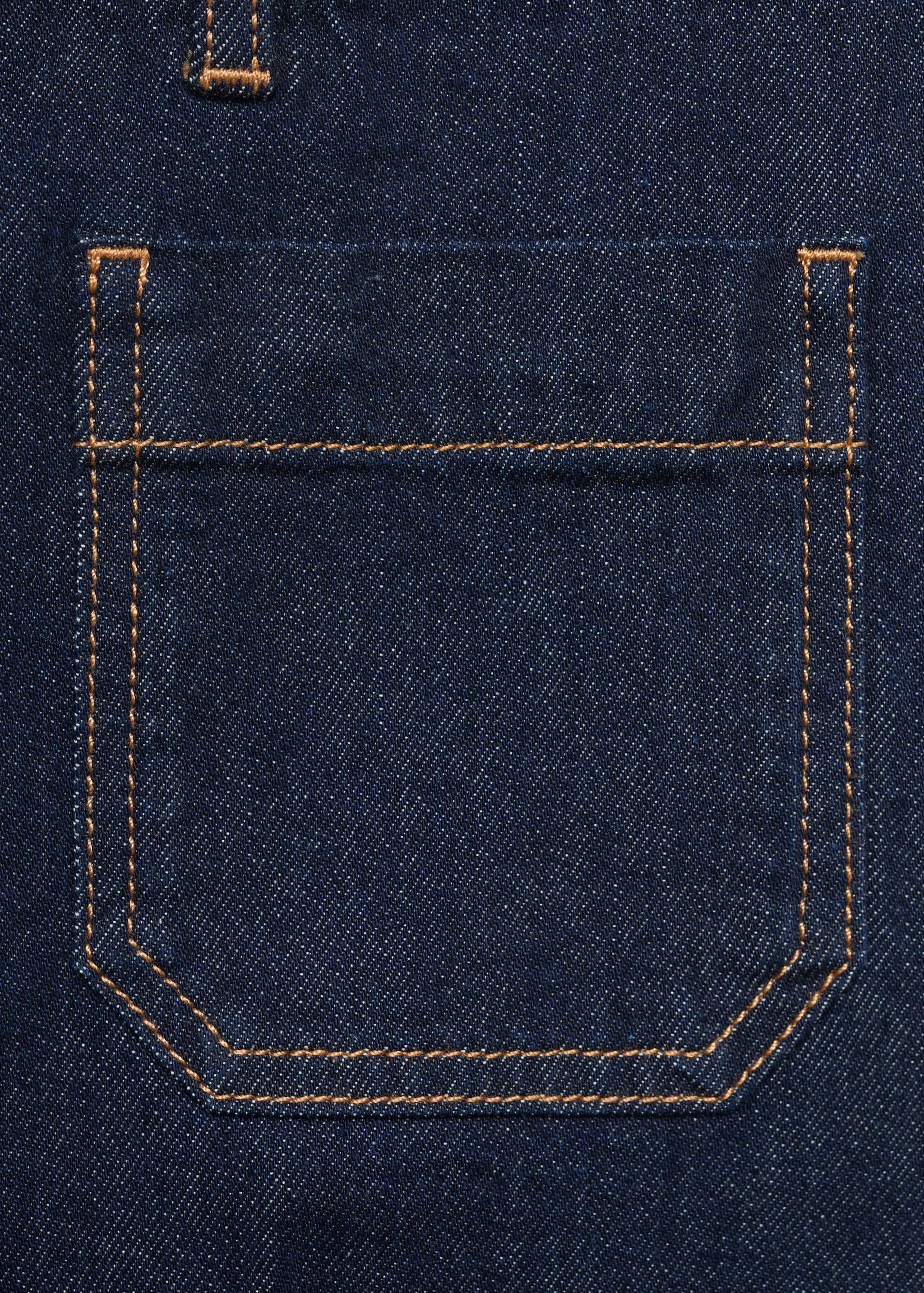 Calças de ganga wide leg com bolsos - Pormenor do artigo 0