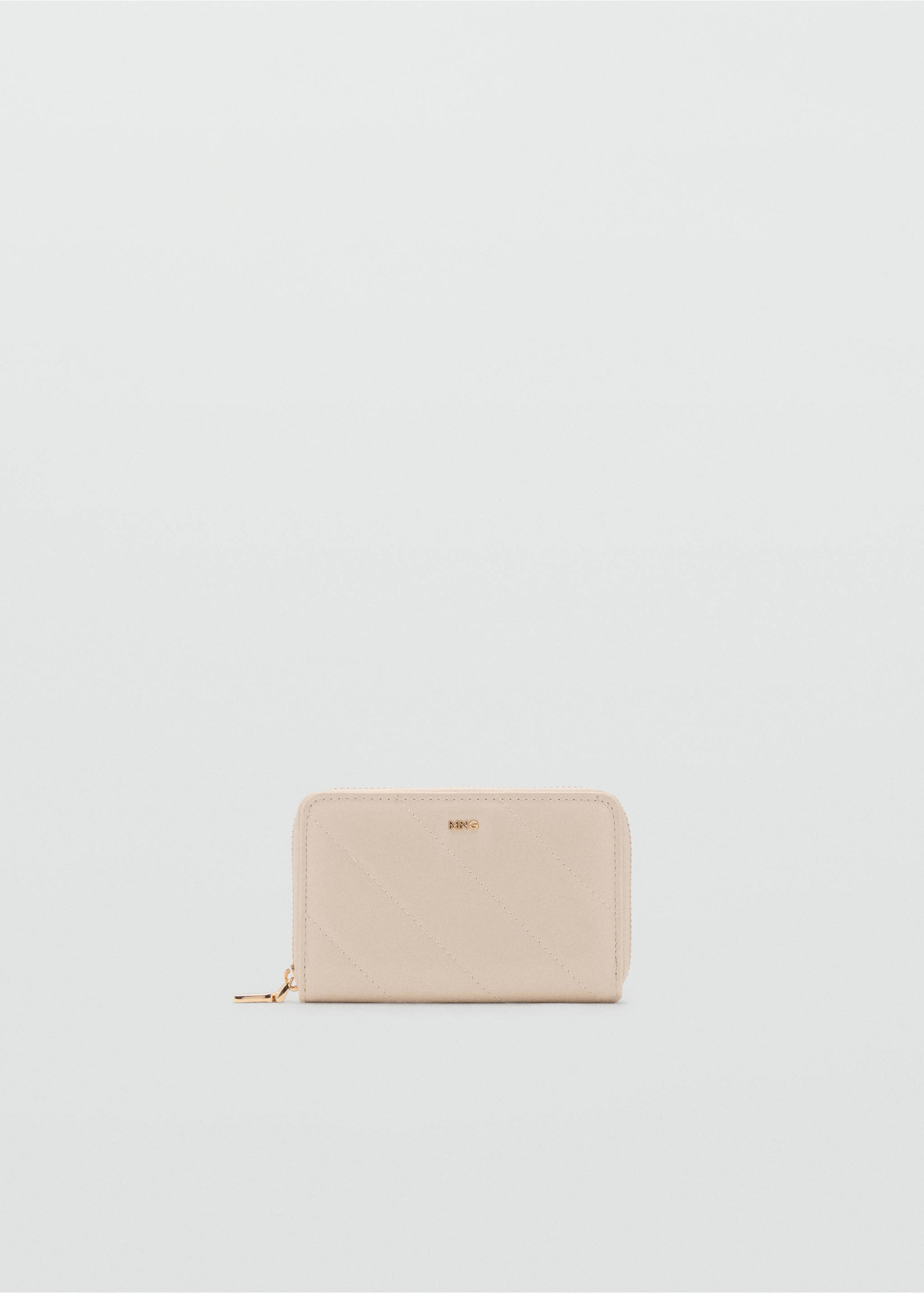 Medium padded wallet - Article without model, Off White. Ref: 17054125-00.