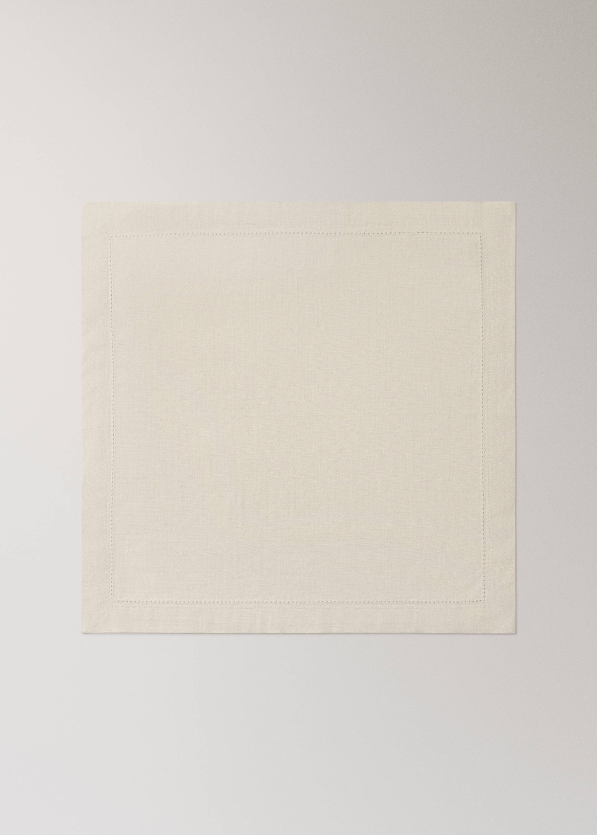 Serviette de table coton ajourée - Article sans modèle