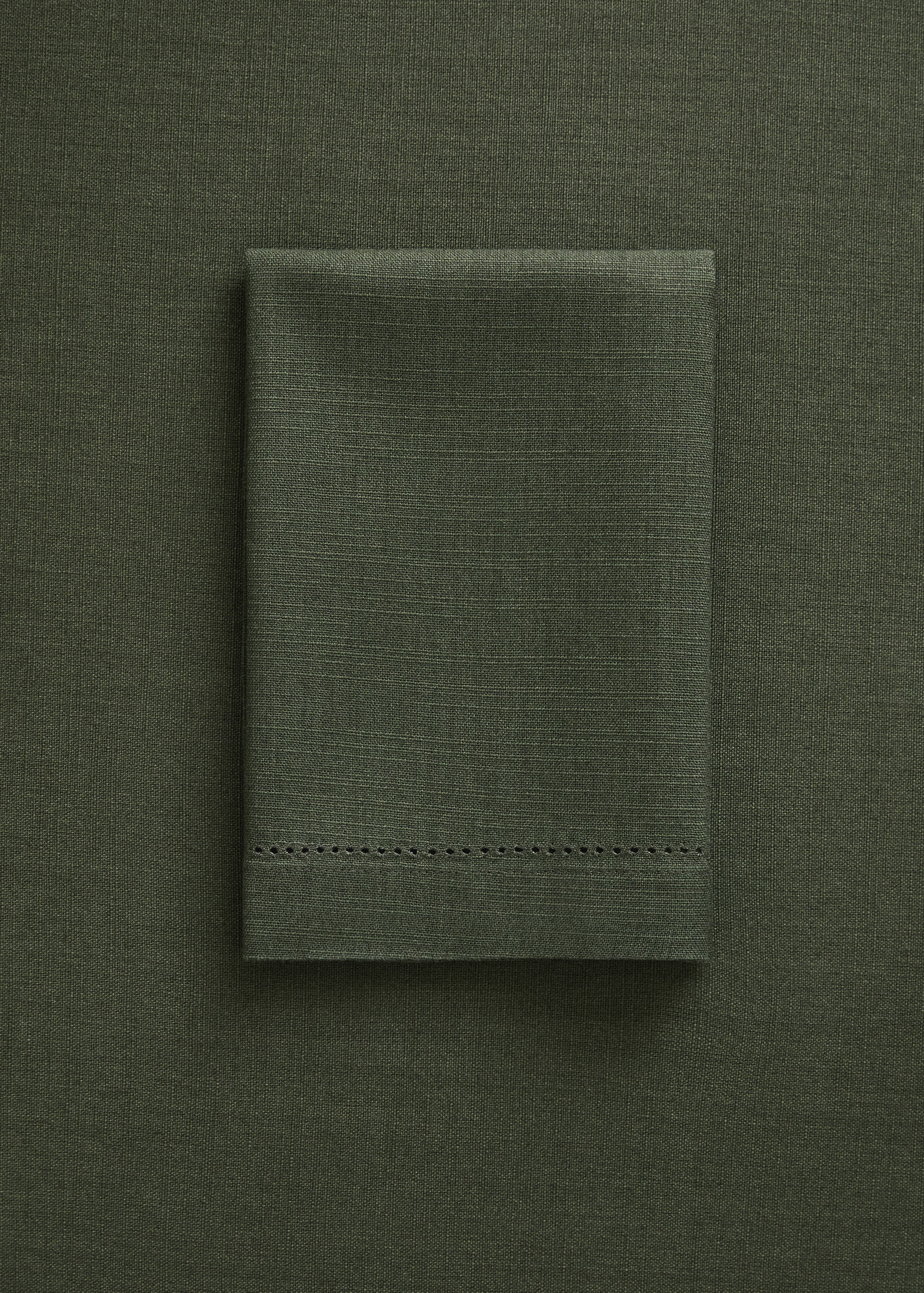 Serviette de table coton ajourée - Plan général