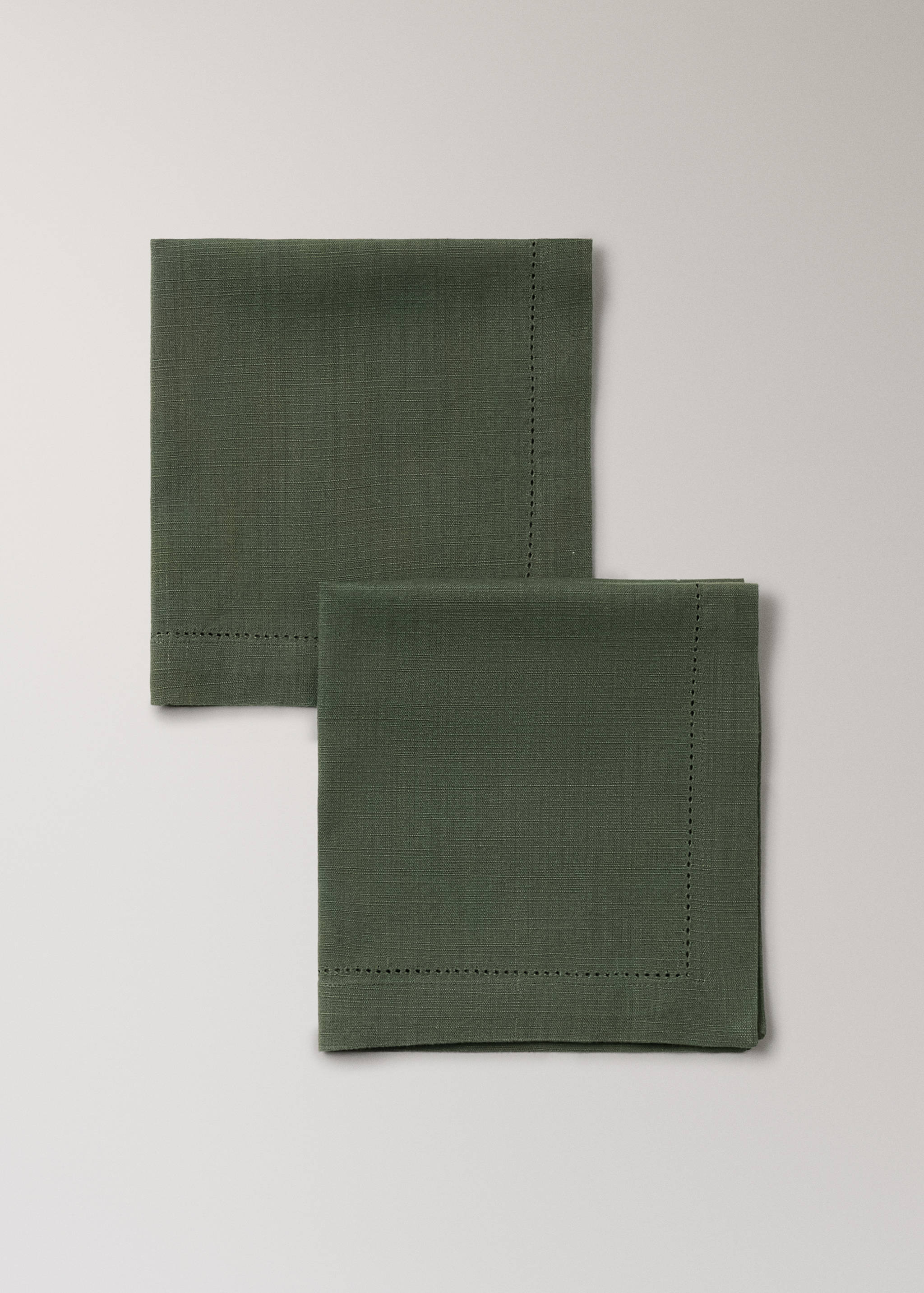 Serviette de table coton ajourée - Détail de l'article 1