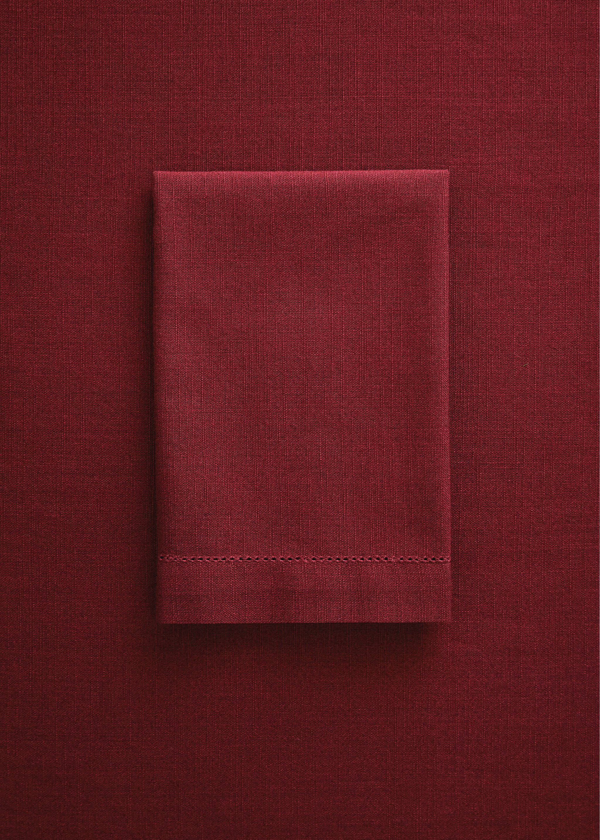 Serviette de table coton ajourée - Plan général