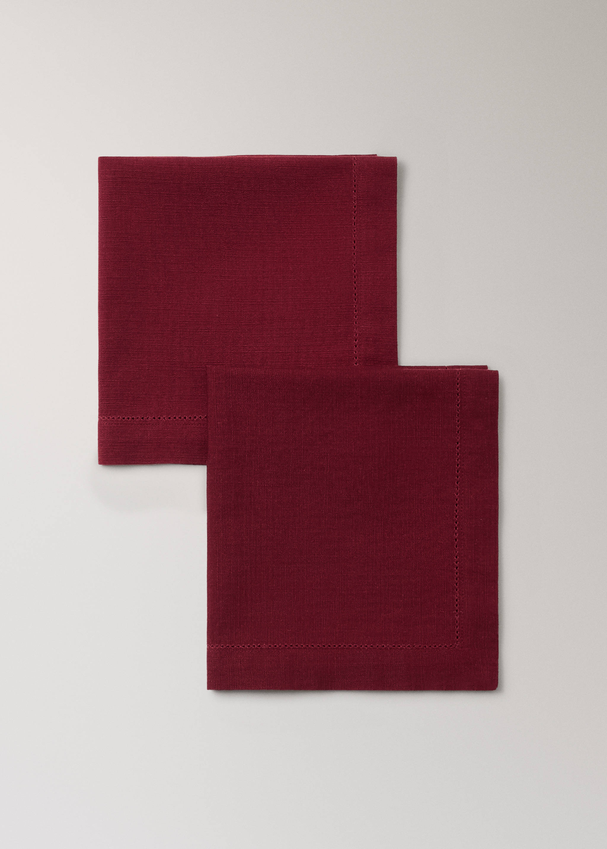 Serviette de table coton ajourée - Détail de l'article 1