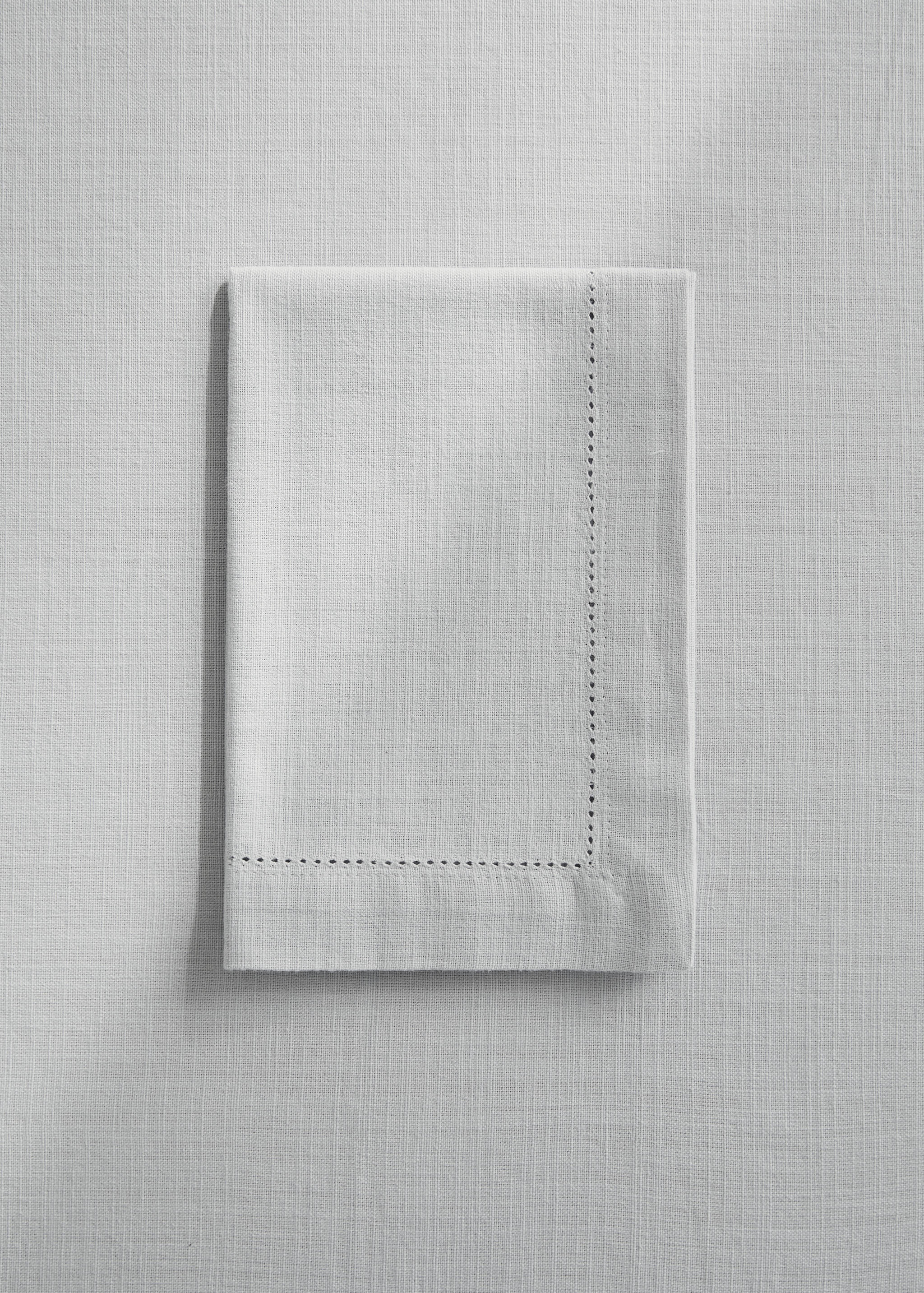 Serviette de table coton ajourée - Plan général