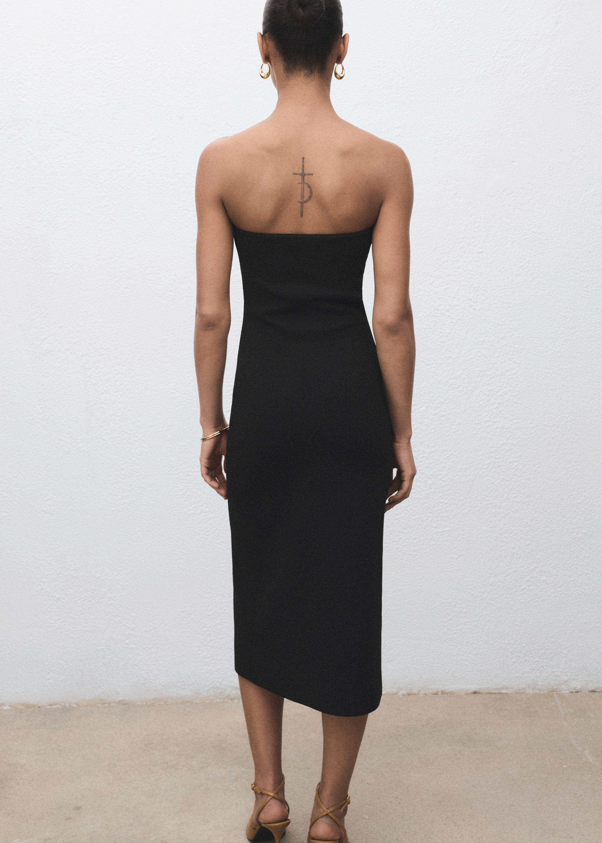 Robe bustier boutons bijou - Verso de l’article