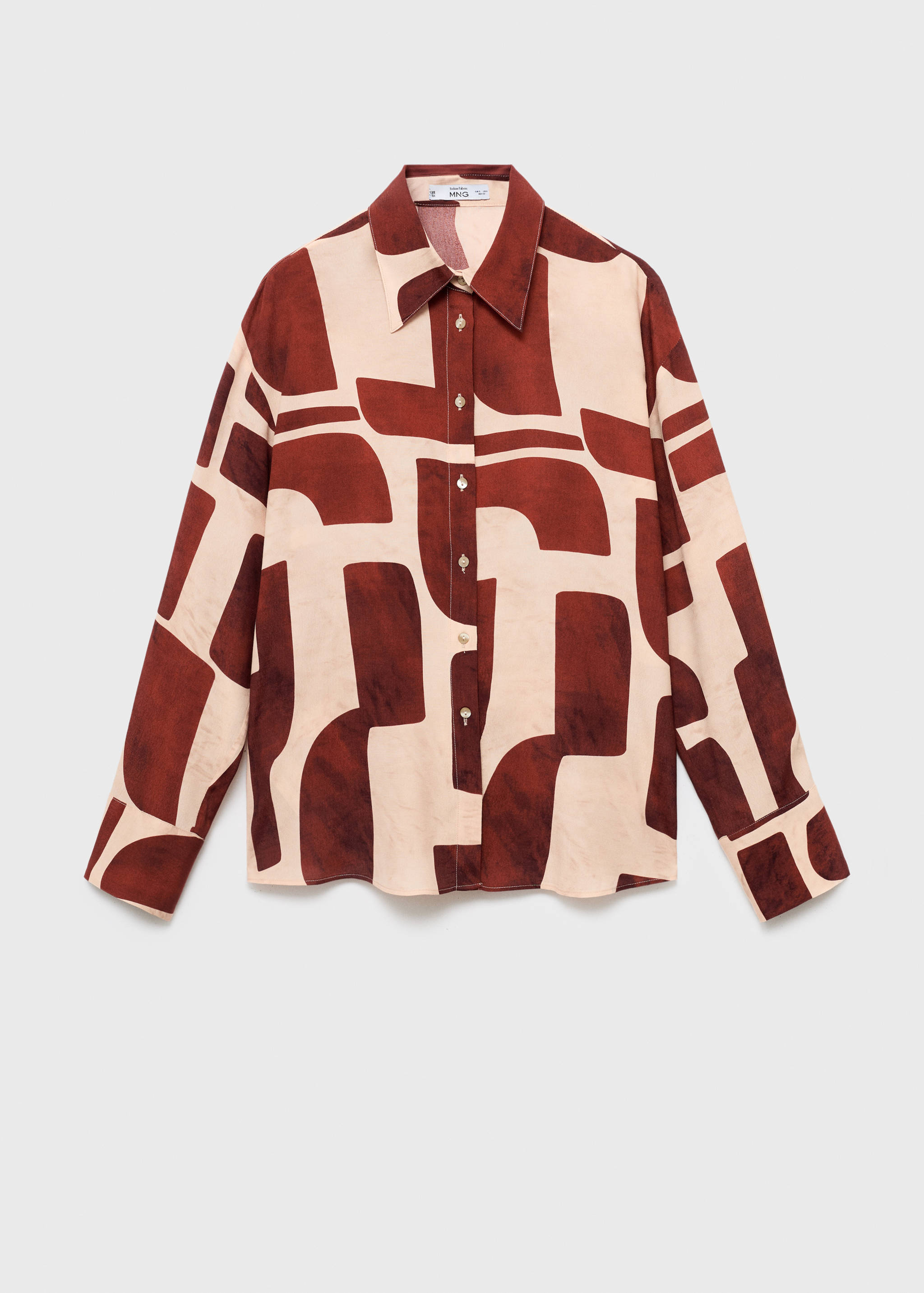 Geometric print shirt - Article without model