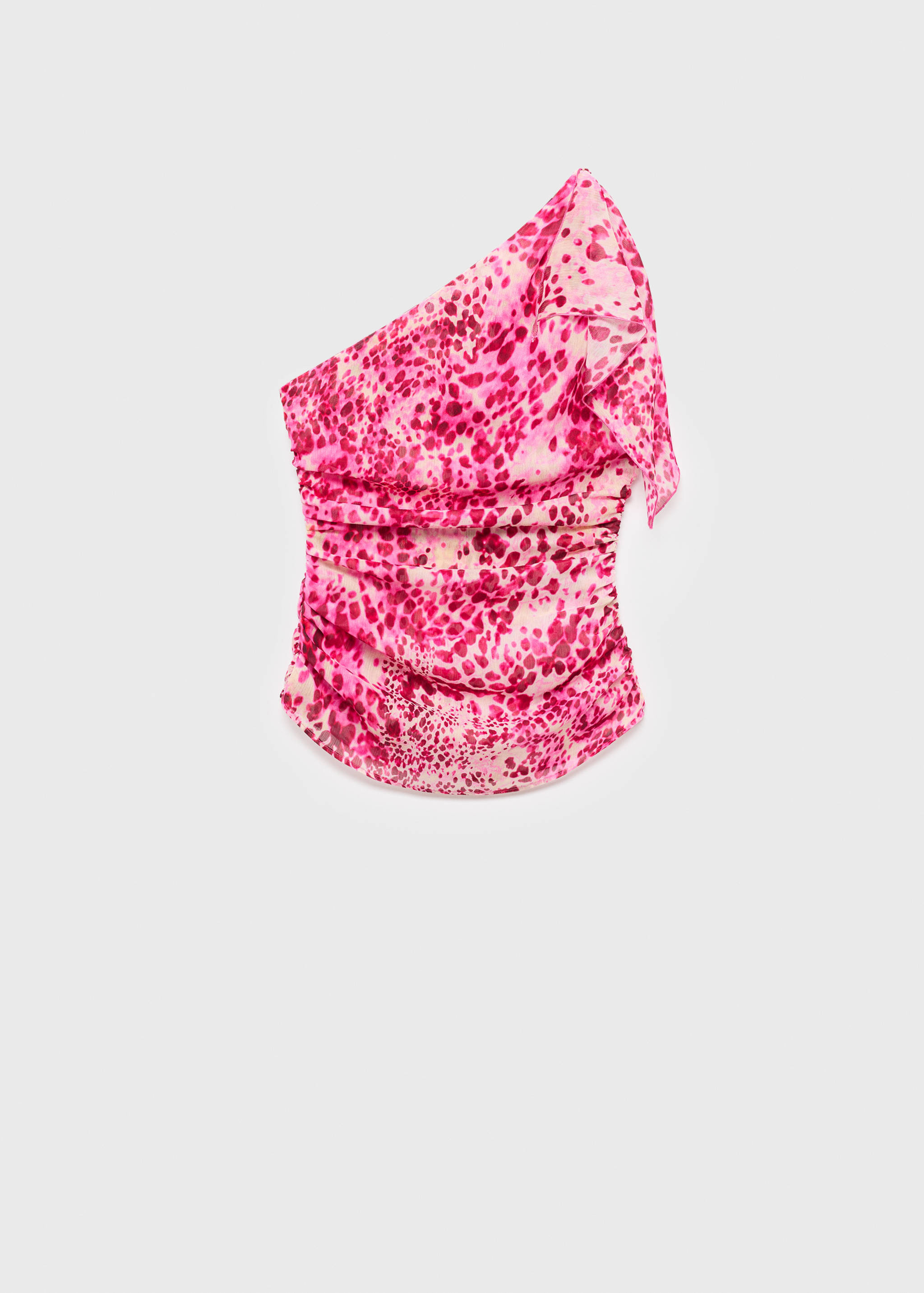 Asymmetric printed top - Article without model