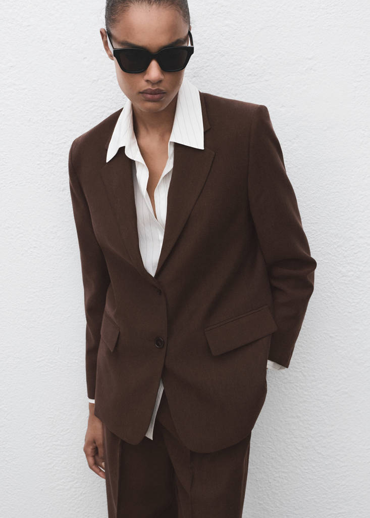 Lyocell suit blazer