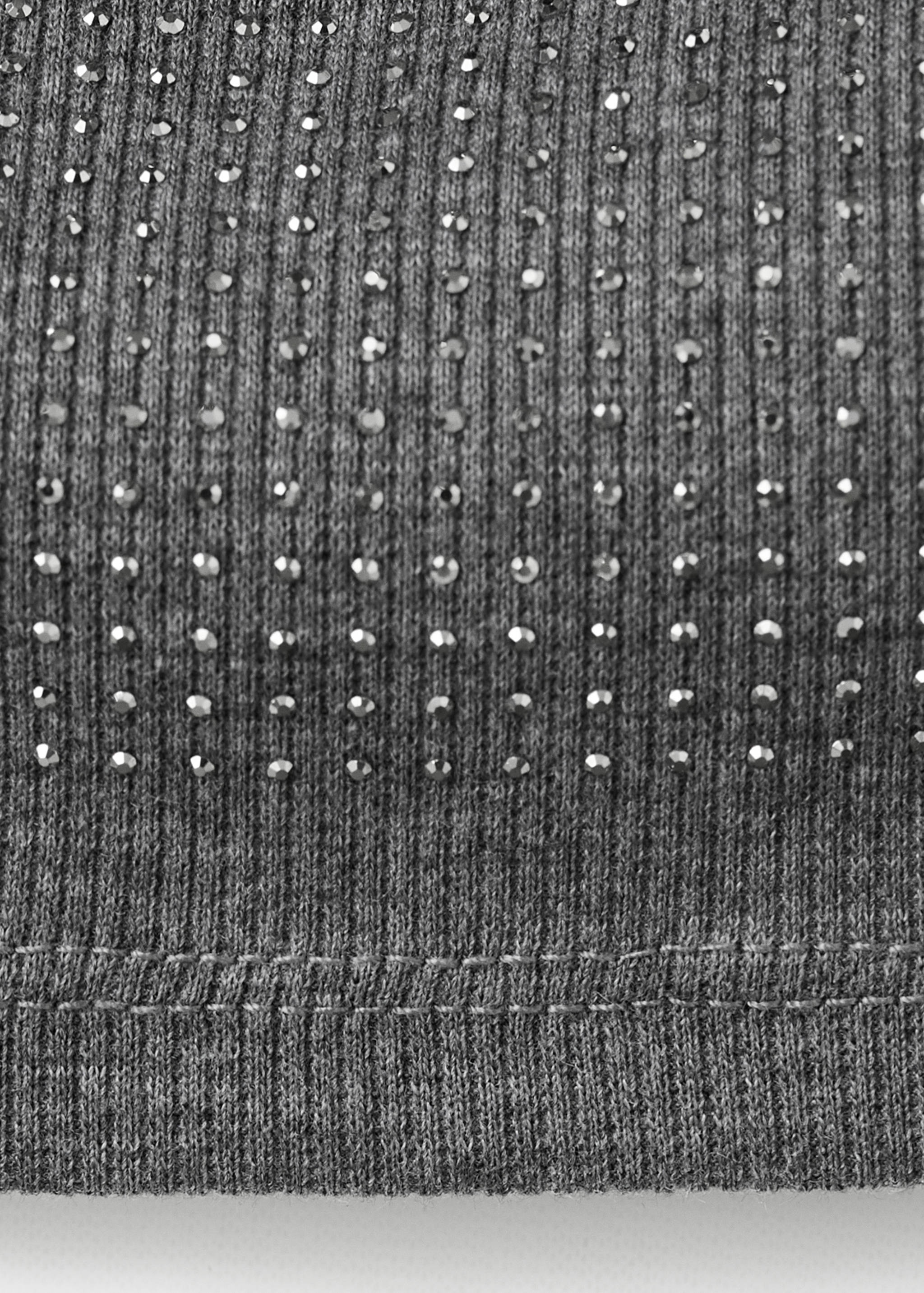 Top com strass drapeado - Pormenor do artigo 0