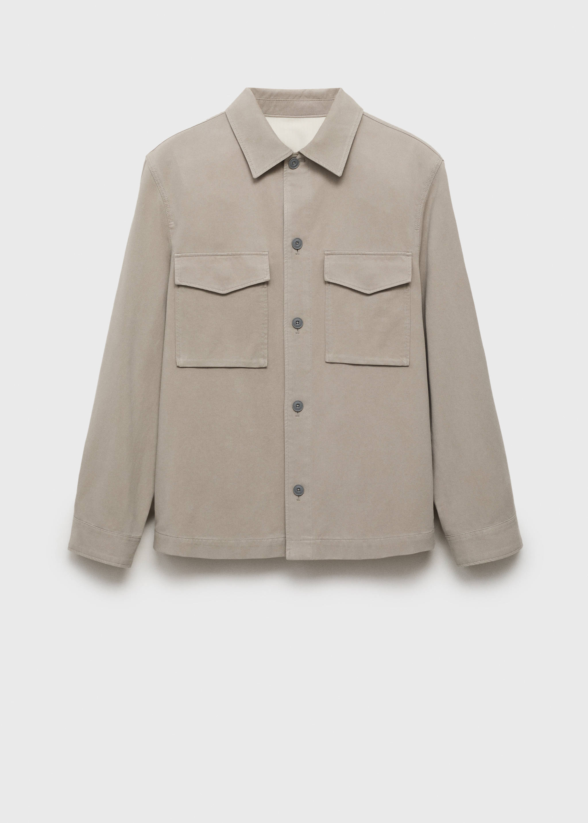 Lyocell cotton jacket with pockets - Article without model