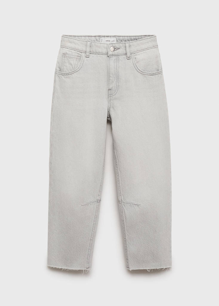 Mid-rise balloon jeans — Denim Grey