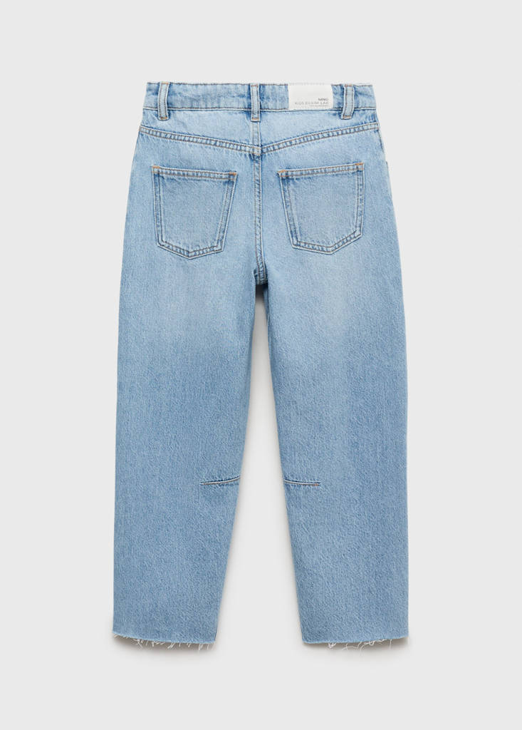 Mid-rise balloon jeans — Medium Blue