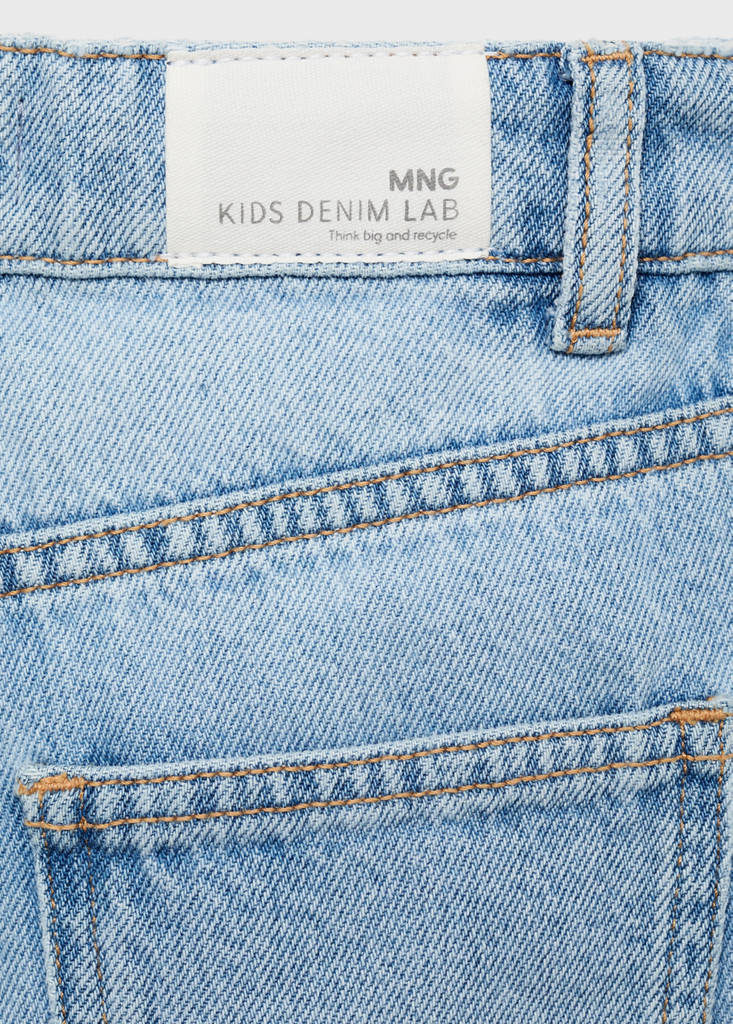 Mid-rise balloon jeans — Medium Blue