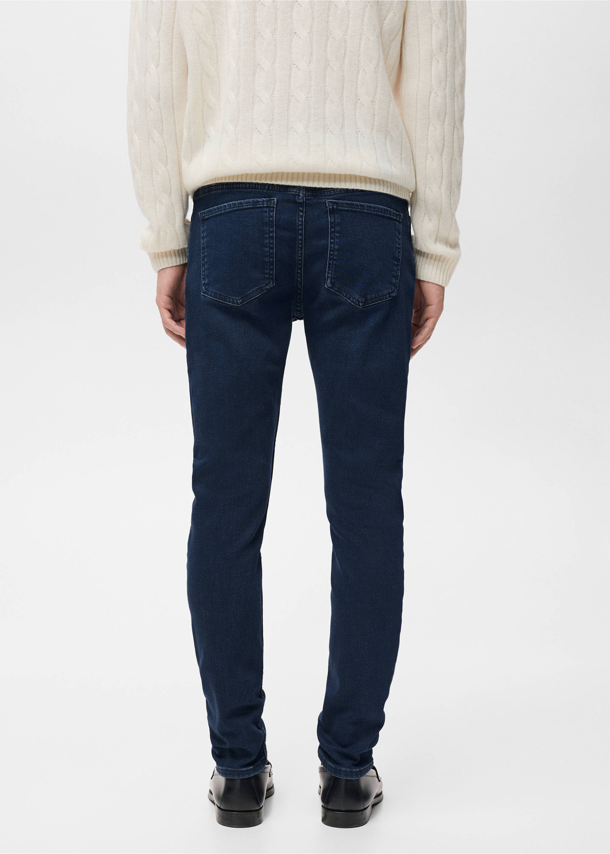 Jean Jude skinny-fit - Verso de l’article, Bleu foncé intense. Ref: 17054409-00.