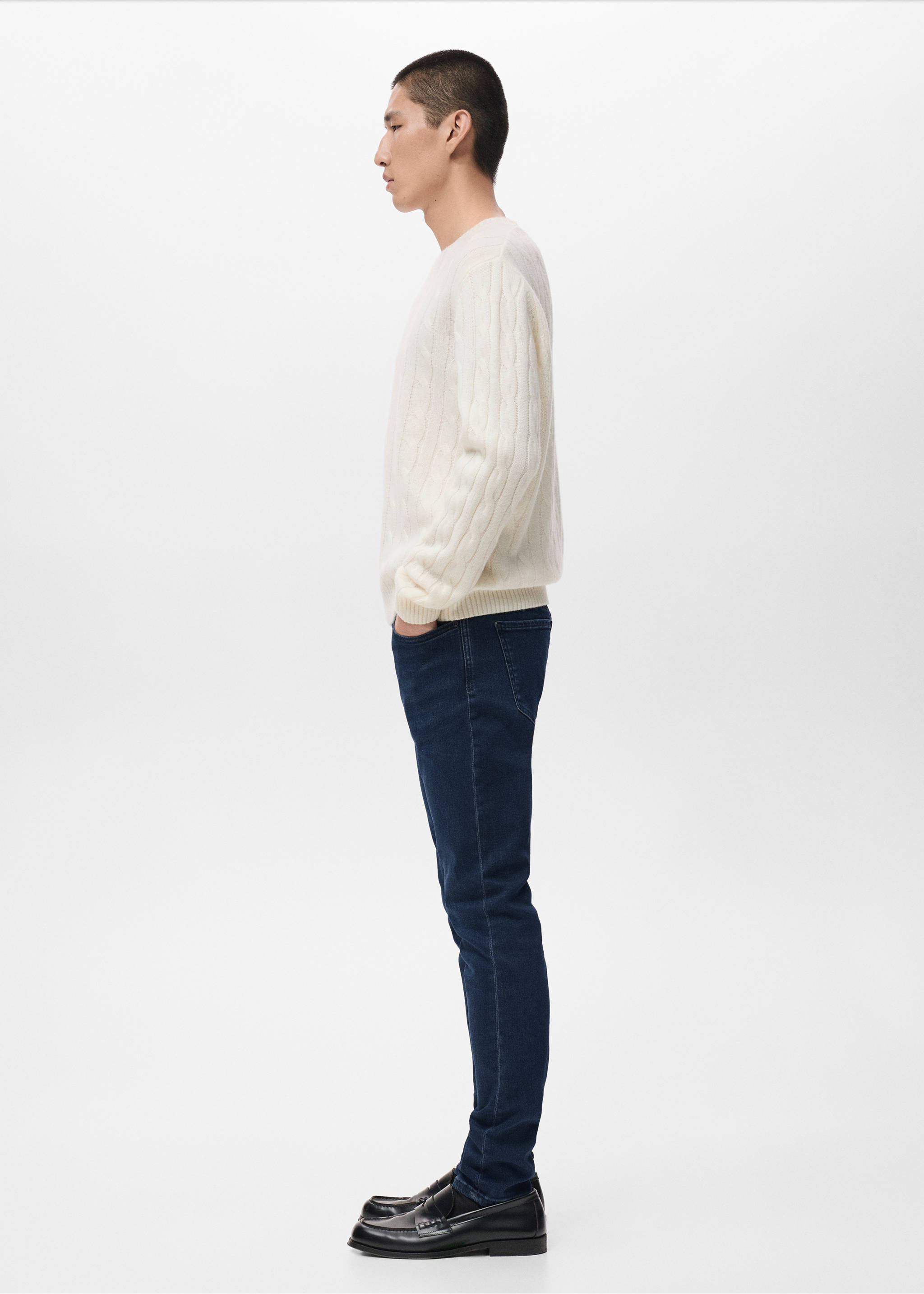Jean Jude skinny-fit - Détail de l'article 3, Bleu foncé intense. Ref: 17054409-00.