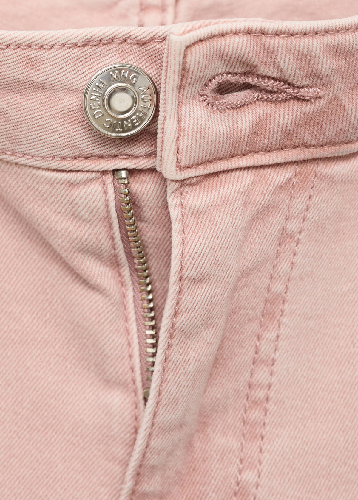 Studded skinny cargo jeans — Pastel Pink