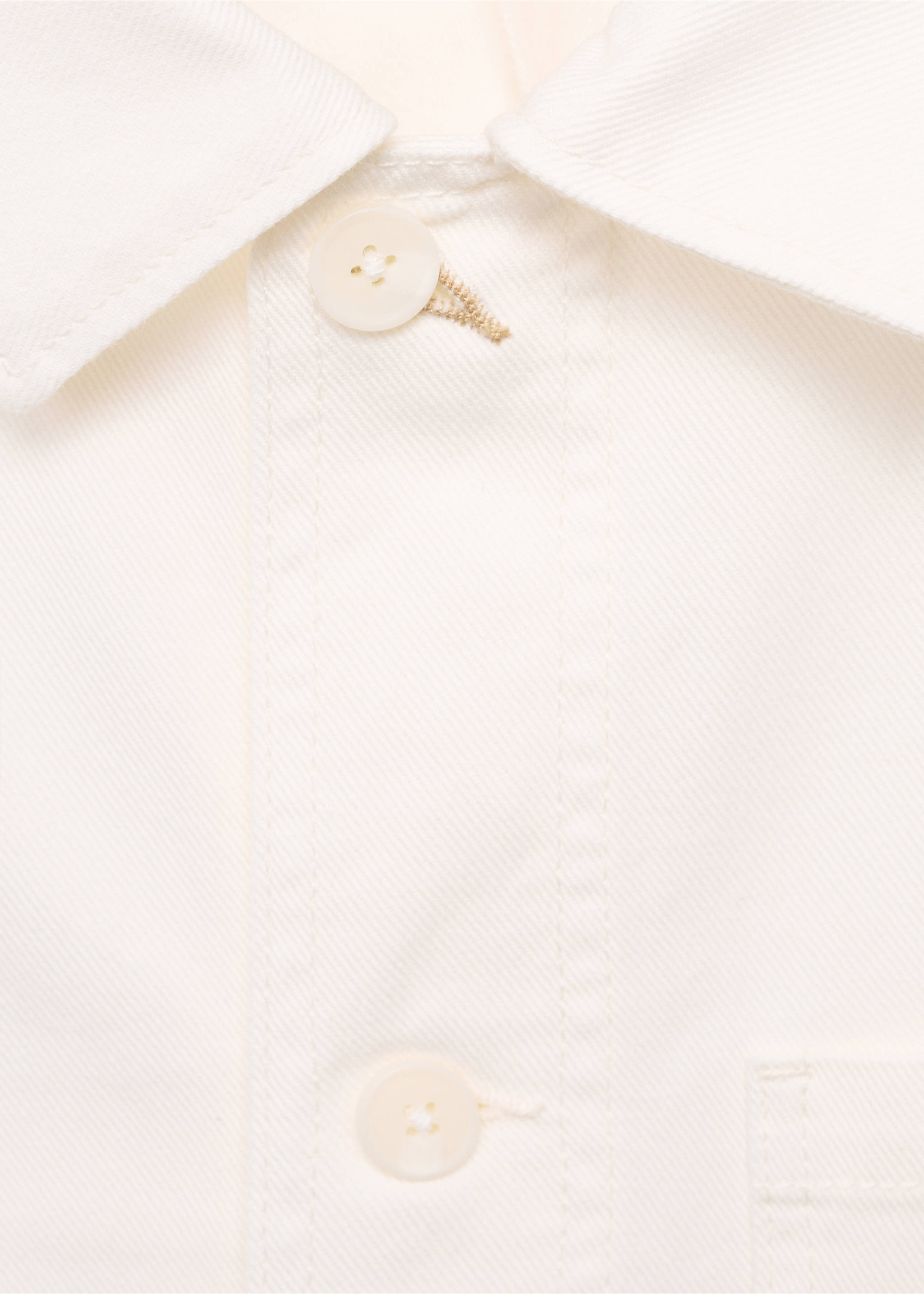 100%纯棉牛仔布夹克 - null, 灰白. Ref: 17054416-00.