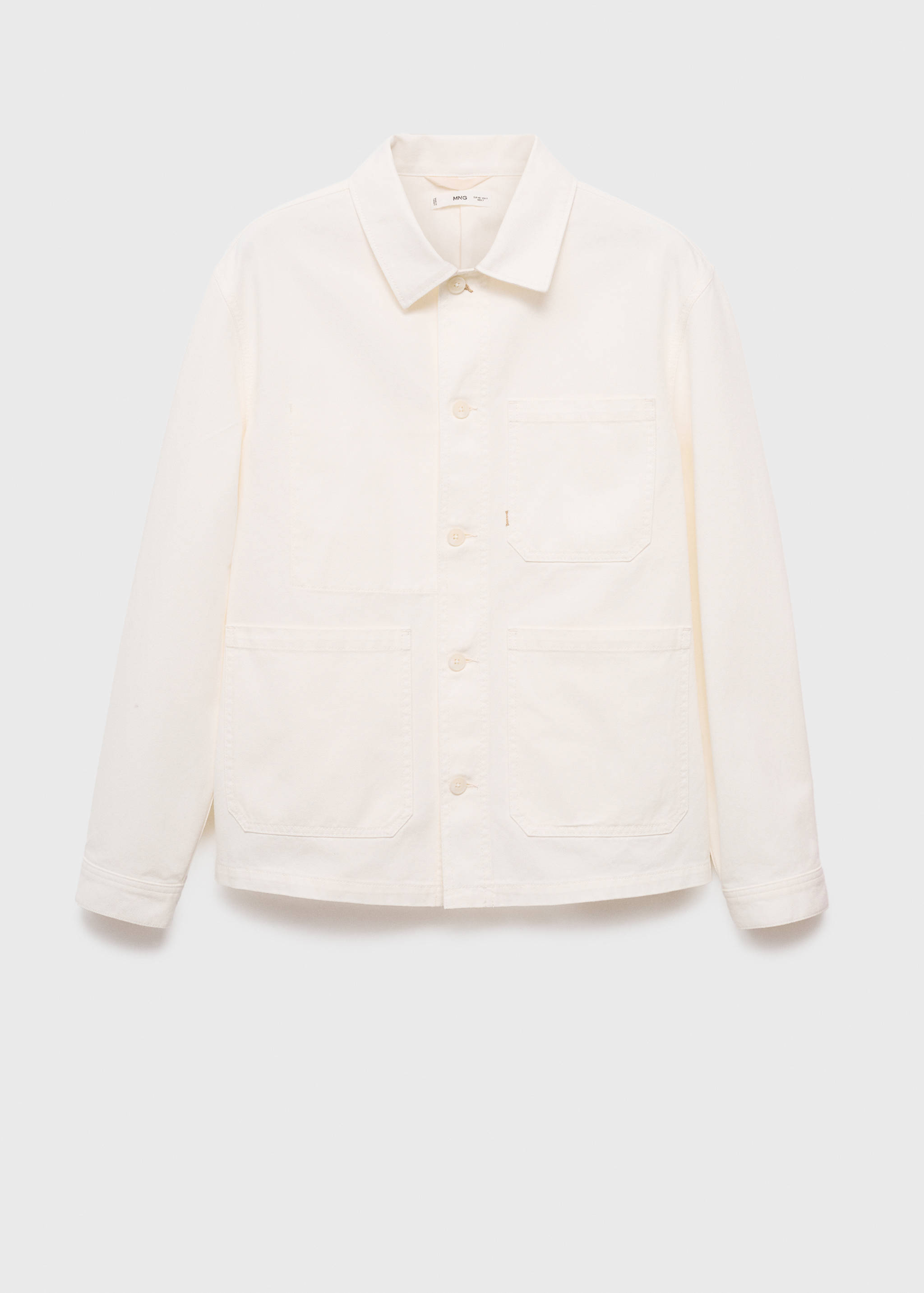 100% cotton denim jacket - Article without model